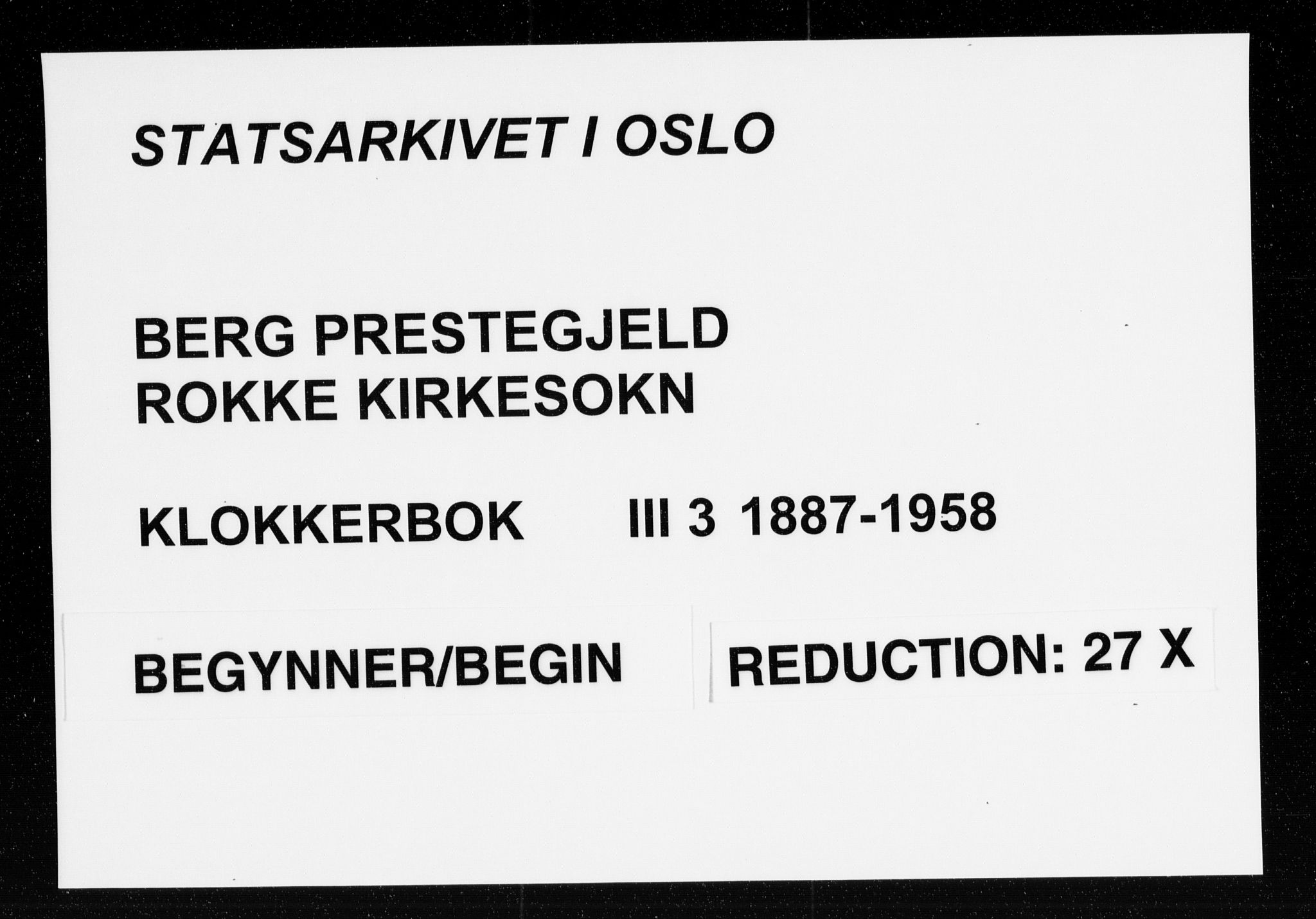 Berg prestekontor Kirkebøker, AV/SAO-A-10902/G/Gc/L0003: Parish register (copy) no. III 3, 1887-1958