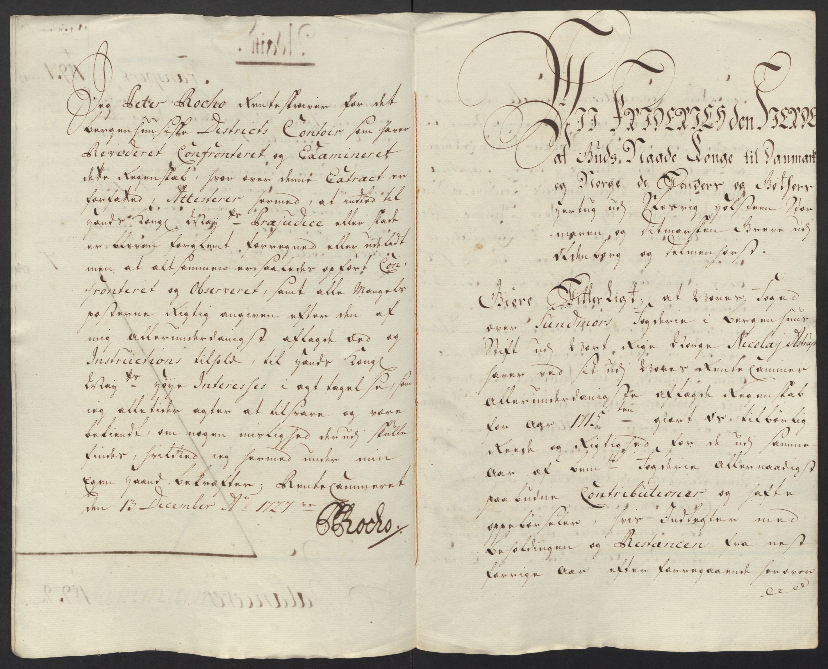 Rentekammeret inntil 1814, Reviderte regnskaper, Fogderegnskap, AV/RA-EA-4092/R54/L3567: Fogderegnskap Sunnmøre, 1715, p. 14