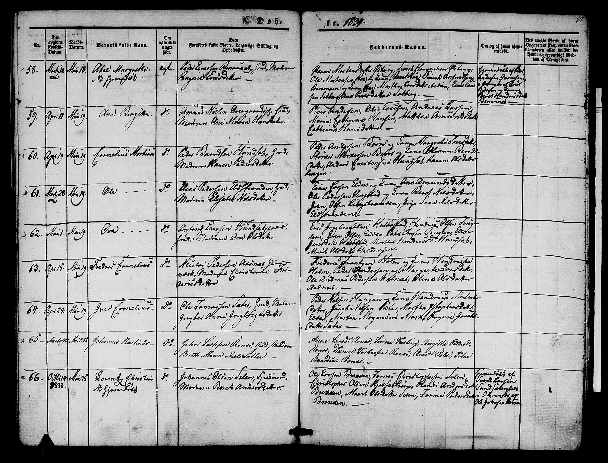 Ministerialprotokoller, klokkerbøker og fødselsregistre - Nord-Trøndelag, AV/SAT-A-1458/741/L0391: Parish register (official) no. 741A05, 1831-1836, p. 31