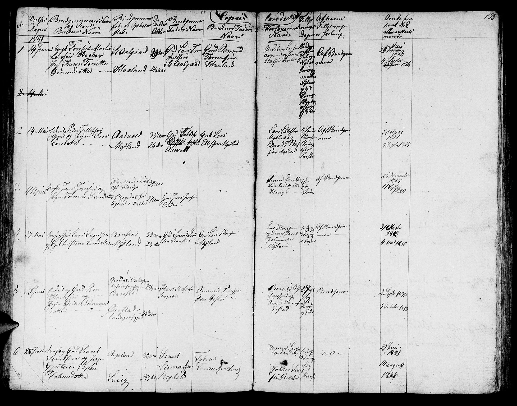 Sokndal sokneprestkontor, SAST/A-101808: Parish register (copy) no. B 2, 1849-1865, p. 193
