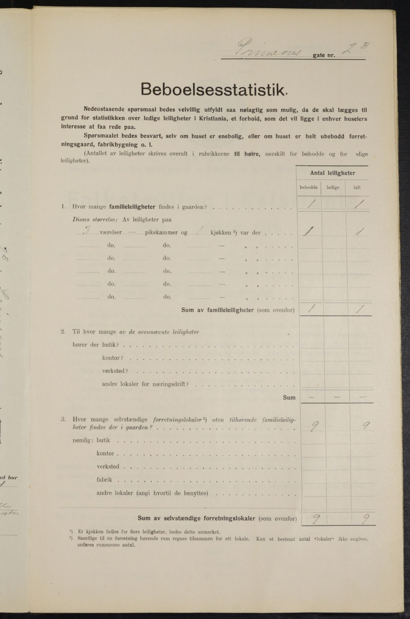 OBA, Municipal Census 1914 for Kristiania, 1914, p. 81255