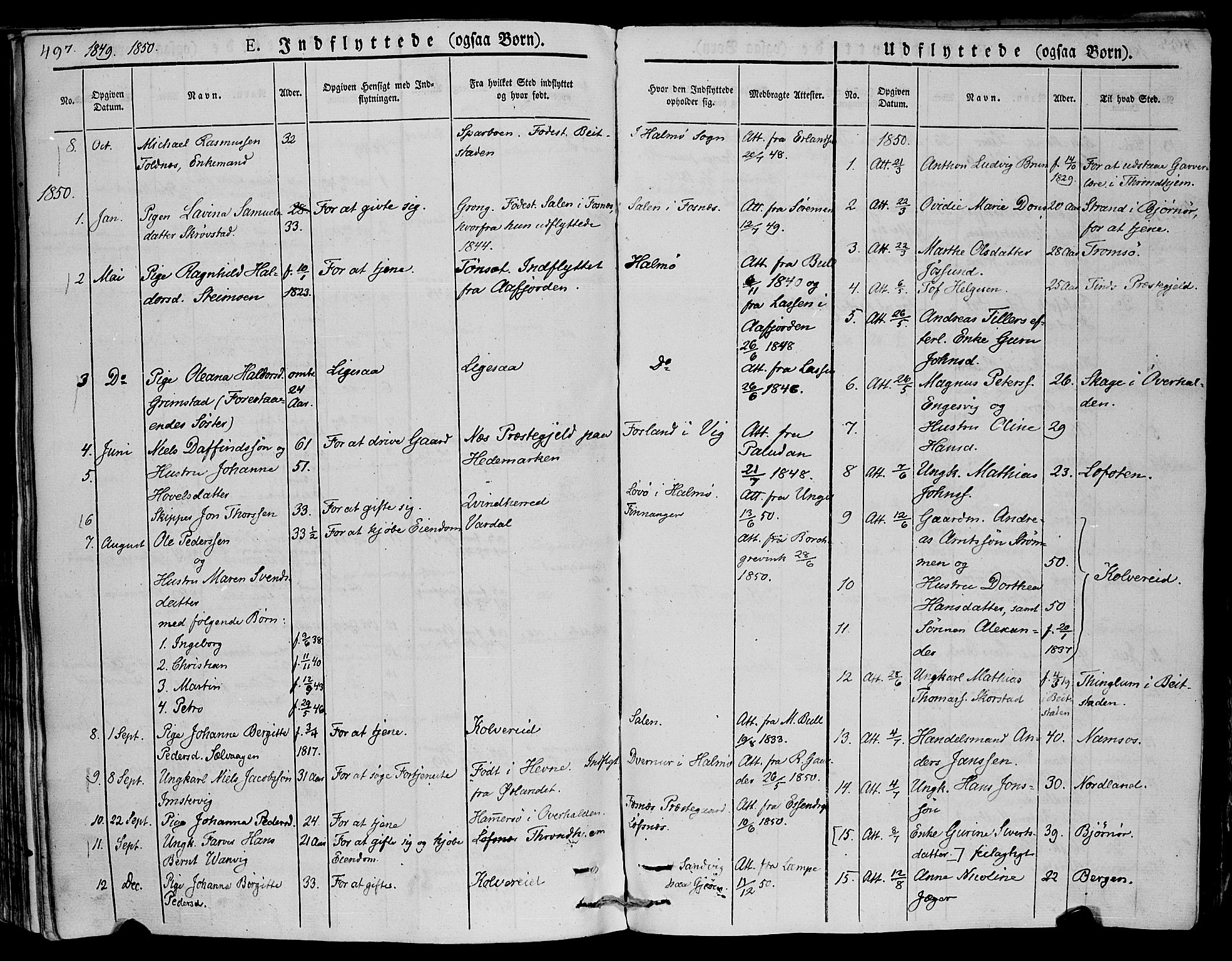 Ministerialprotokoller, klokkerbøker og fødselsregistre - Nord-Trøndelag, AV/SAT-A-1458/773/L0614: Parish register (official) no. 773A05, 1831-1856, p. 497