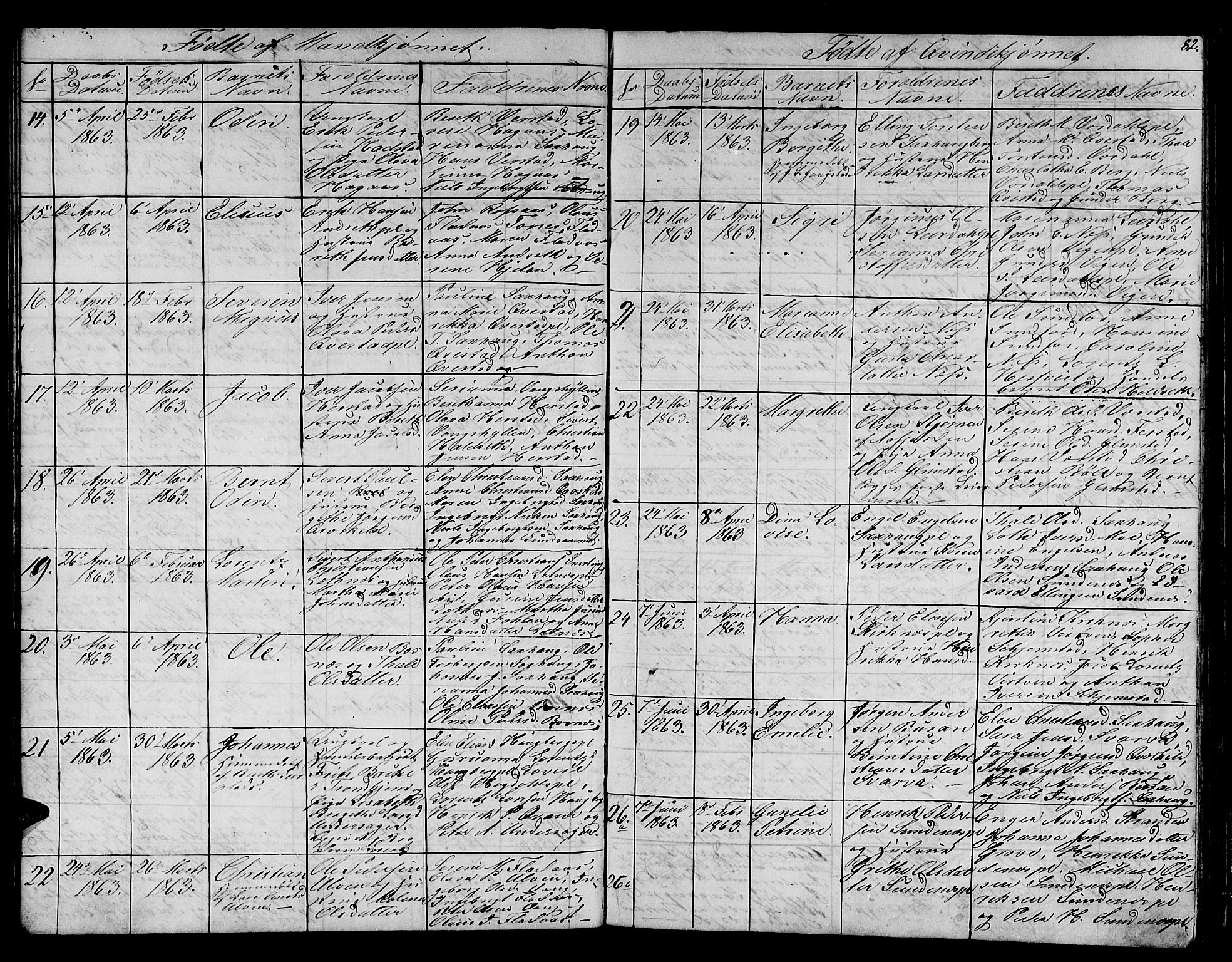 Ministerialprotokoller, klokkerbøker og fødselsregistre - Nord-Trøndelag, AV/SAT-A-1458/730/L0299: Parish register (copy) no. 730C02, 1849-1871, p. 82