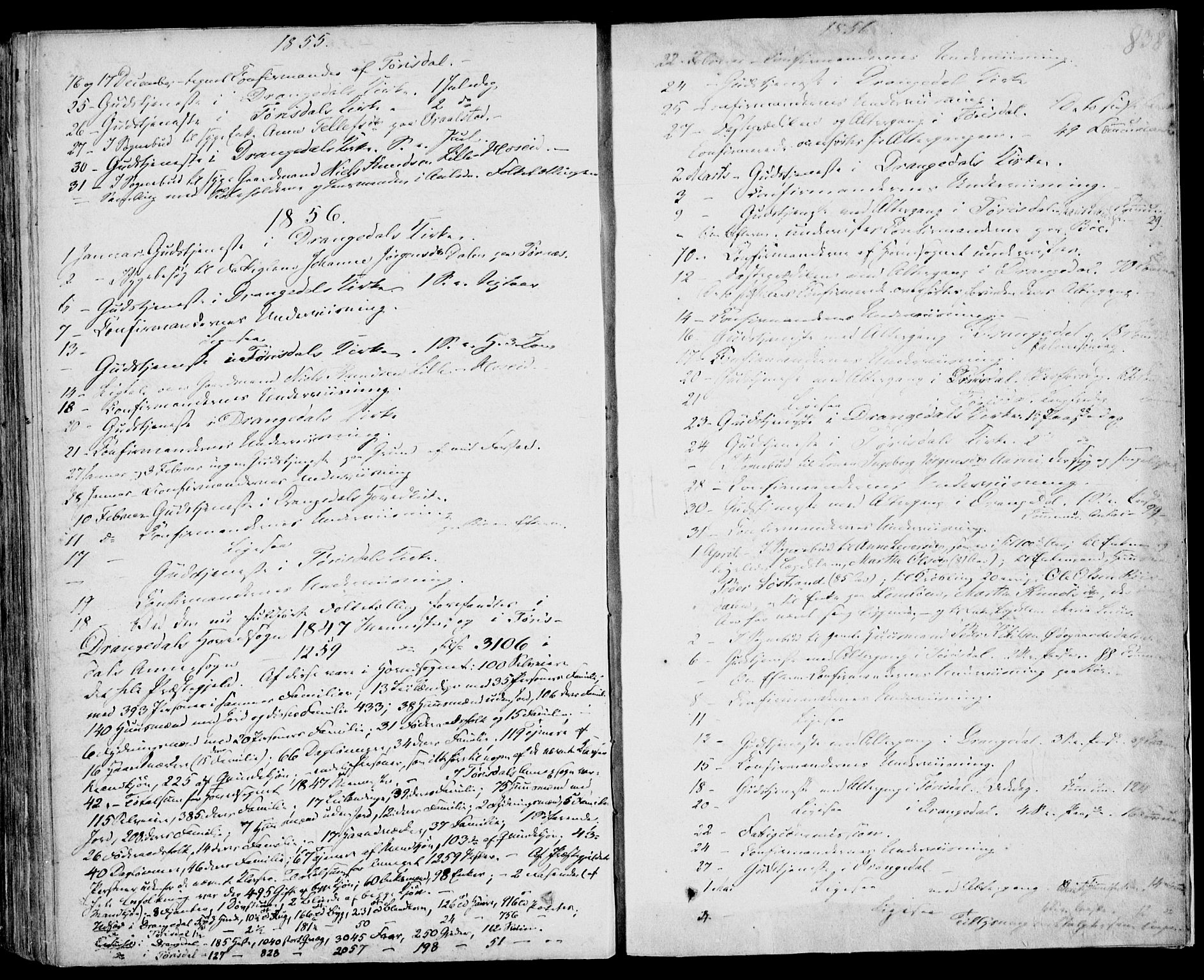 Drangedal kirkebøker, AV/SAKO-A-258/F/Fa/L0007b: Parish register (official) no. 7b, 1837-1856, p. 838