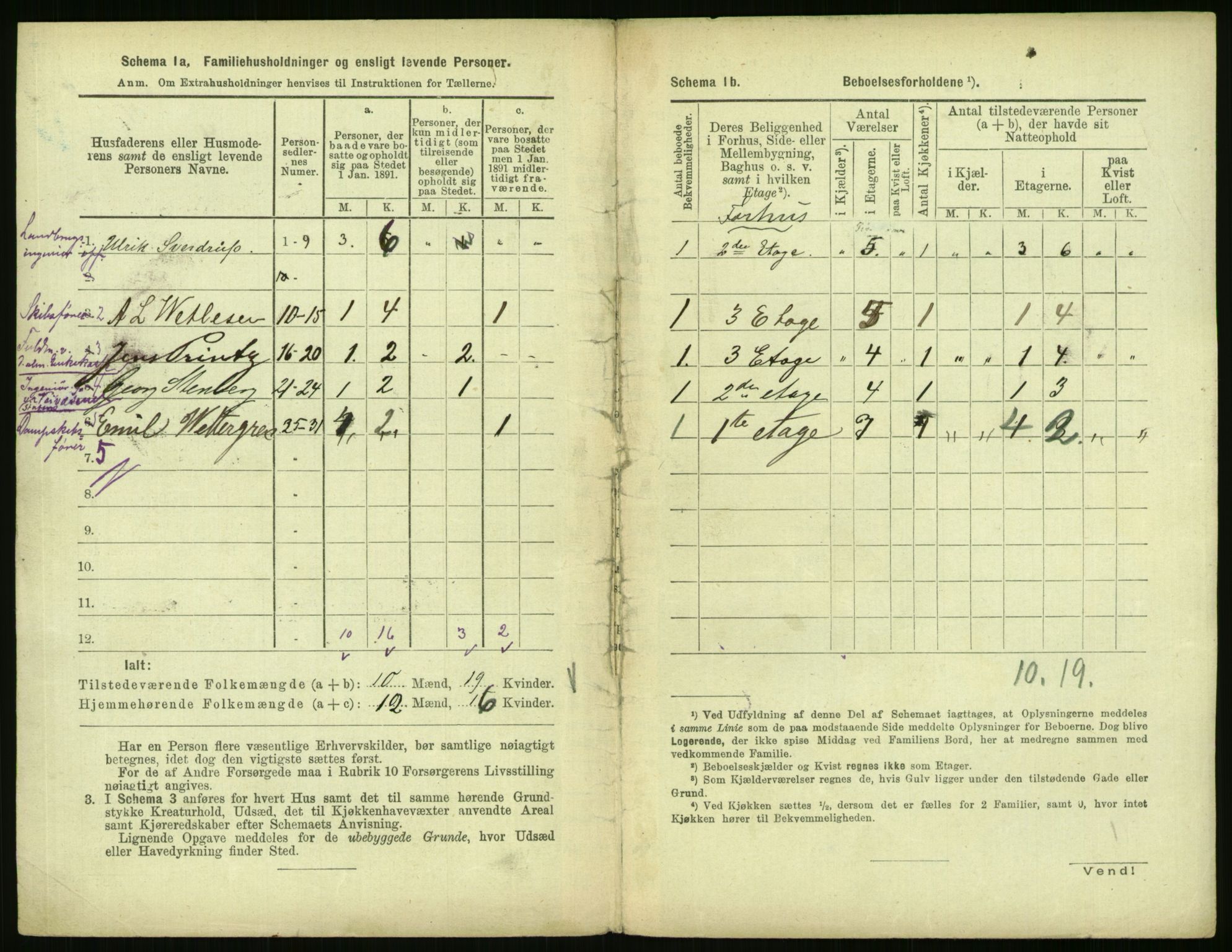 RA, 1891 census for 0301 Kristiania, 1891, p. 33828