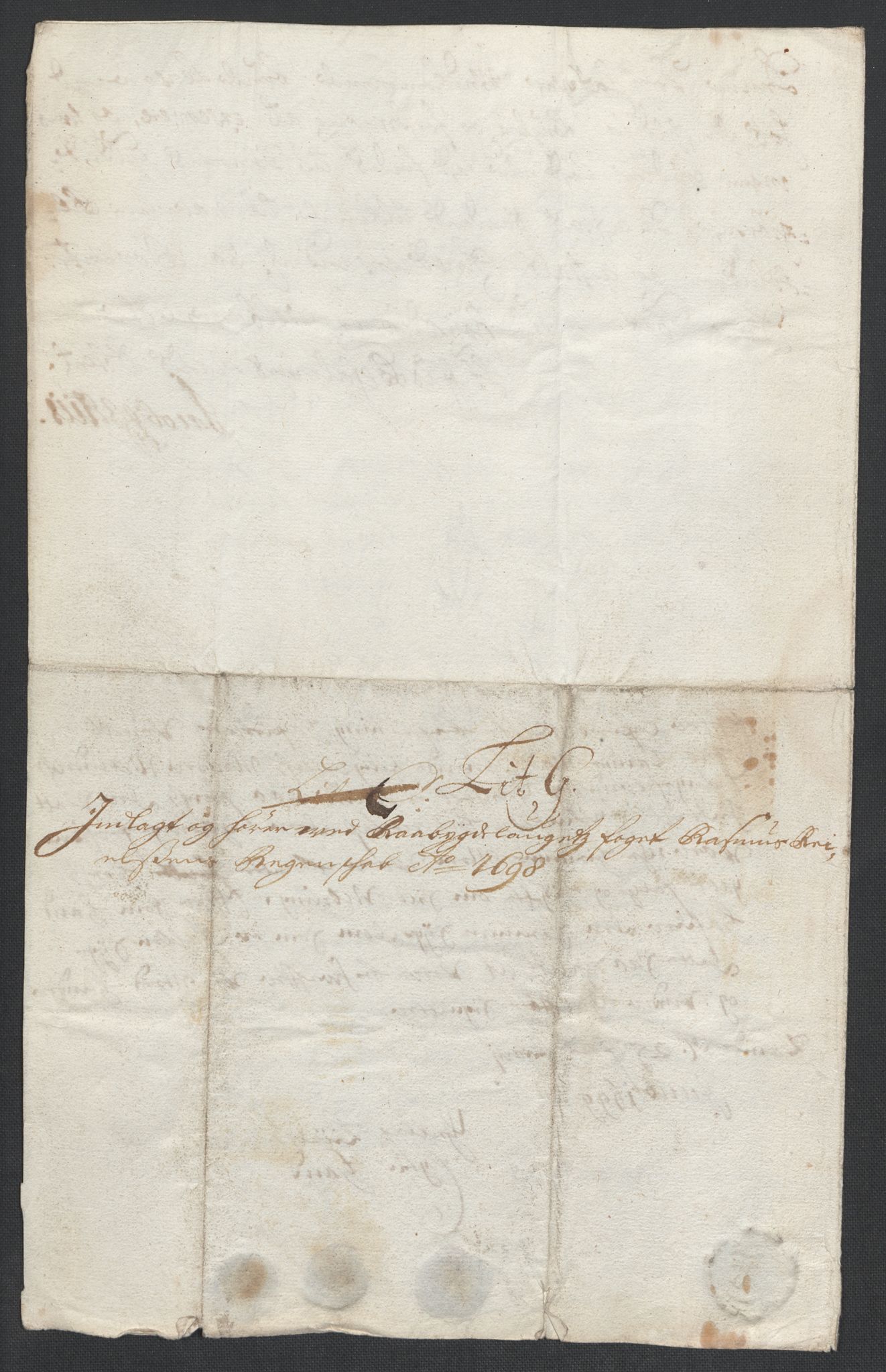 Rentekammeret inntil 1814, Reviderte regnskaper, Fogderegnskap, AV/RA-EA-4092/R40/L2445: Fogderegnskap Råbyggelag, 1697-1699, p. 145