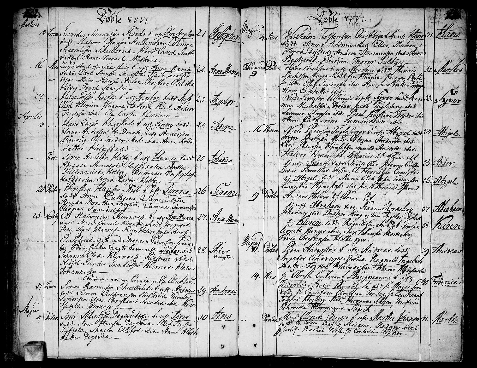 Ås prestekontor Kirkebøker, SAO/A-10894/F/Fa/L0001: Parish register (official) no. I 1, 1742-1778, p. 422-423