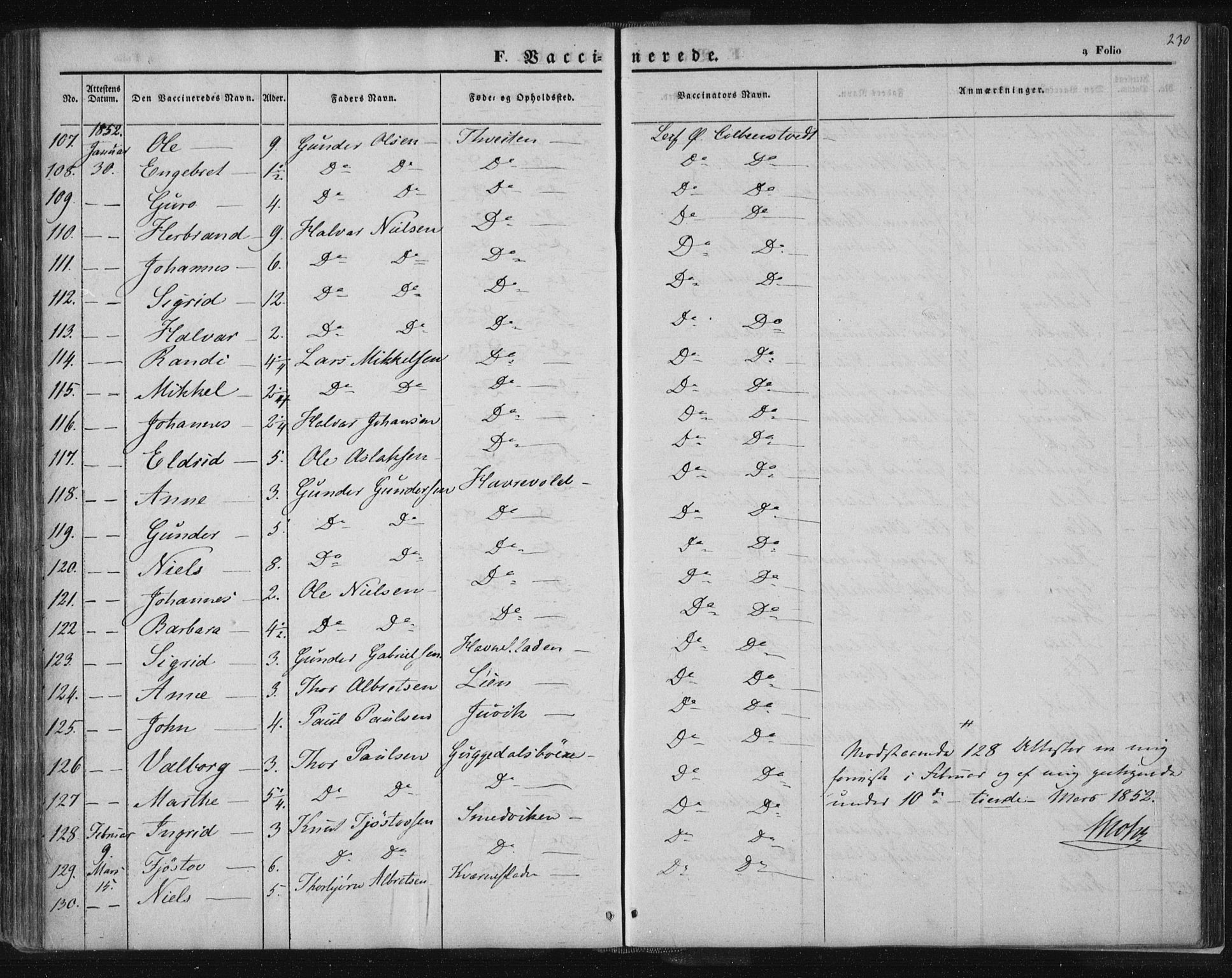 Suldal sokneprestkontor, SAST/A-101845/01/IV/L0008: Parish register (official) no. A 8, 1836-1853, p. 230