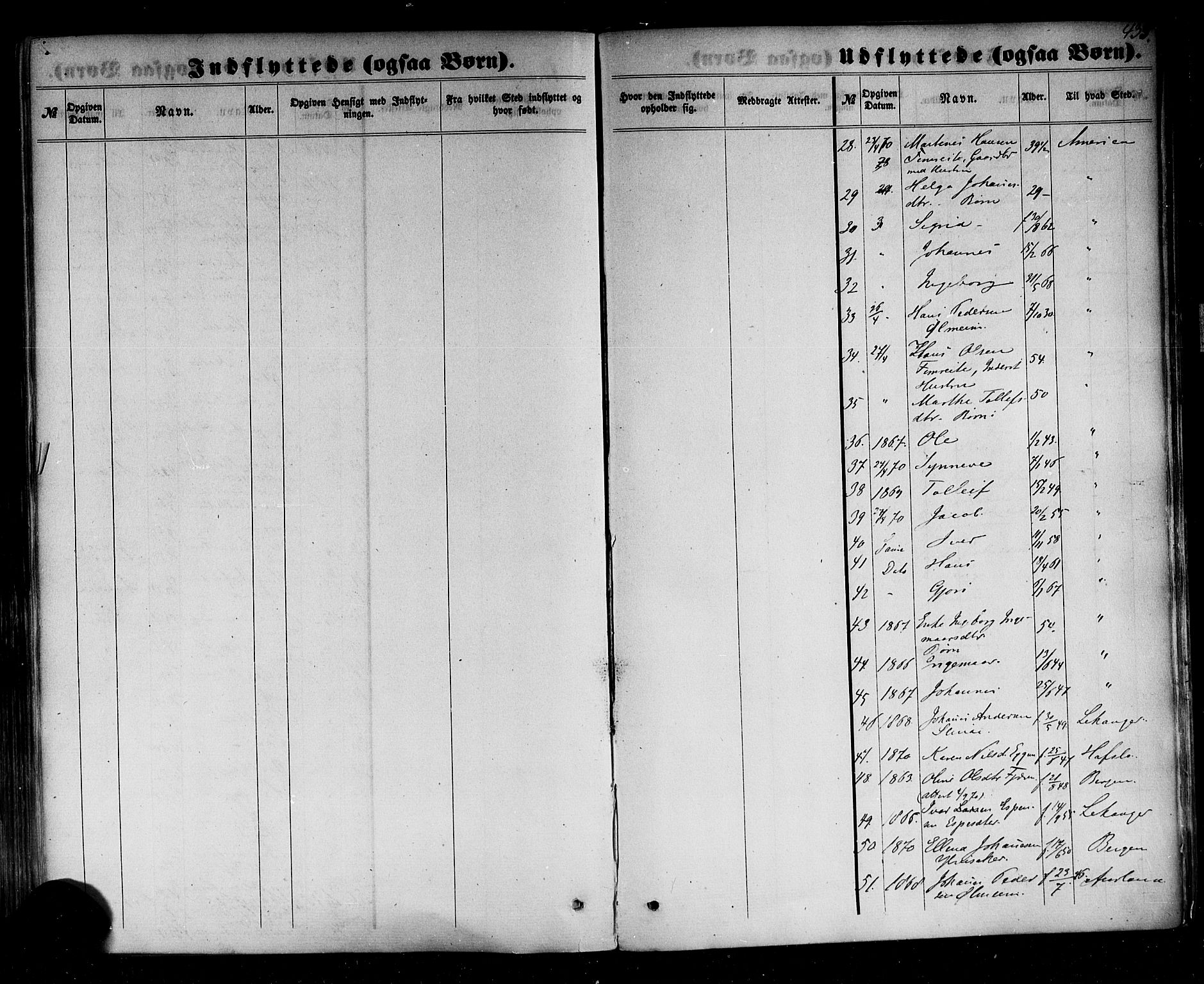 Sogndal sokneprestembete, AV/SAB-A-81301/H/Haa/Haaa/L0013: Parish register (official) no. A 13, 1859-1877, p. 433