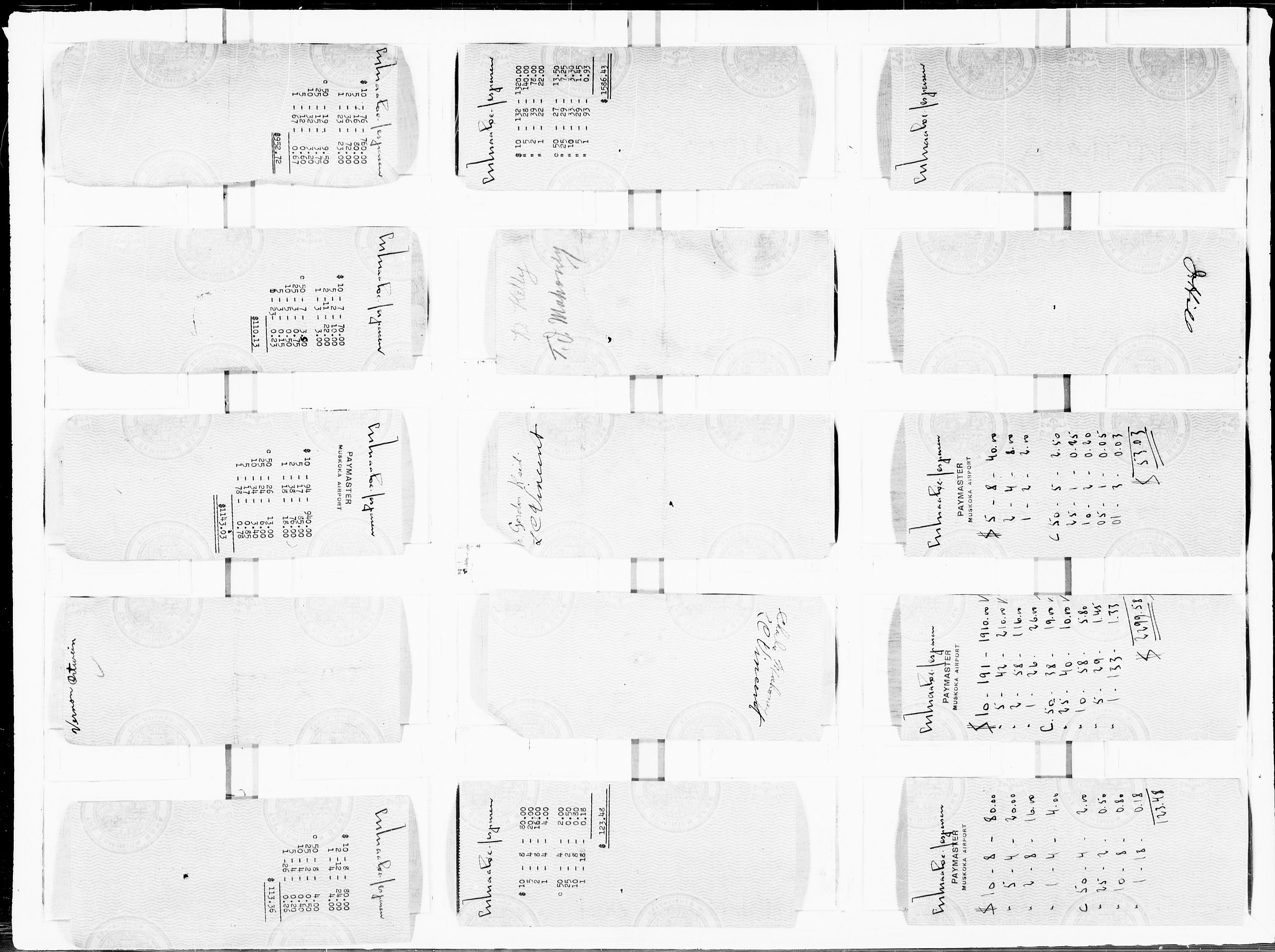 Forsvaret, Flyvåpnenes treningsleir 1940-1945, AV/RA-RAFA-3974/V/L0060: Sjekker.  Trust Account.  Sjekk nr. M-1 til M-4273., 1940-1945