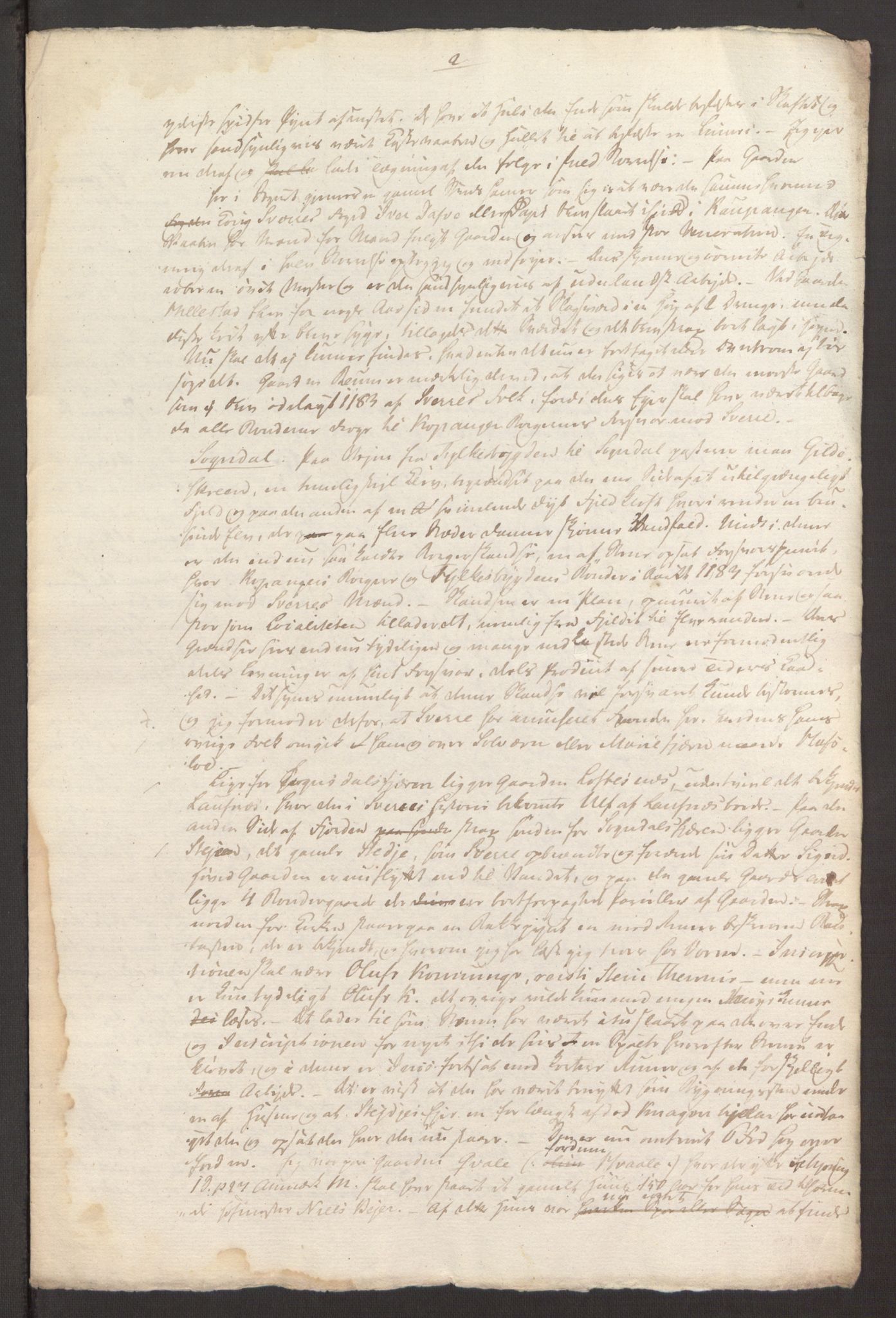 Blom, Gustav Peter, AV/RA-PA-0568/F/L0001/0004: Brev og manuskripter / "Historiske antiqvariske Notizer". Reiseberetninger fra Bergen og Nordland, 1825, p. 5