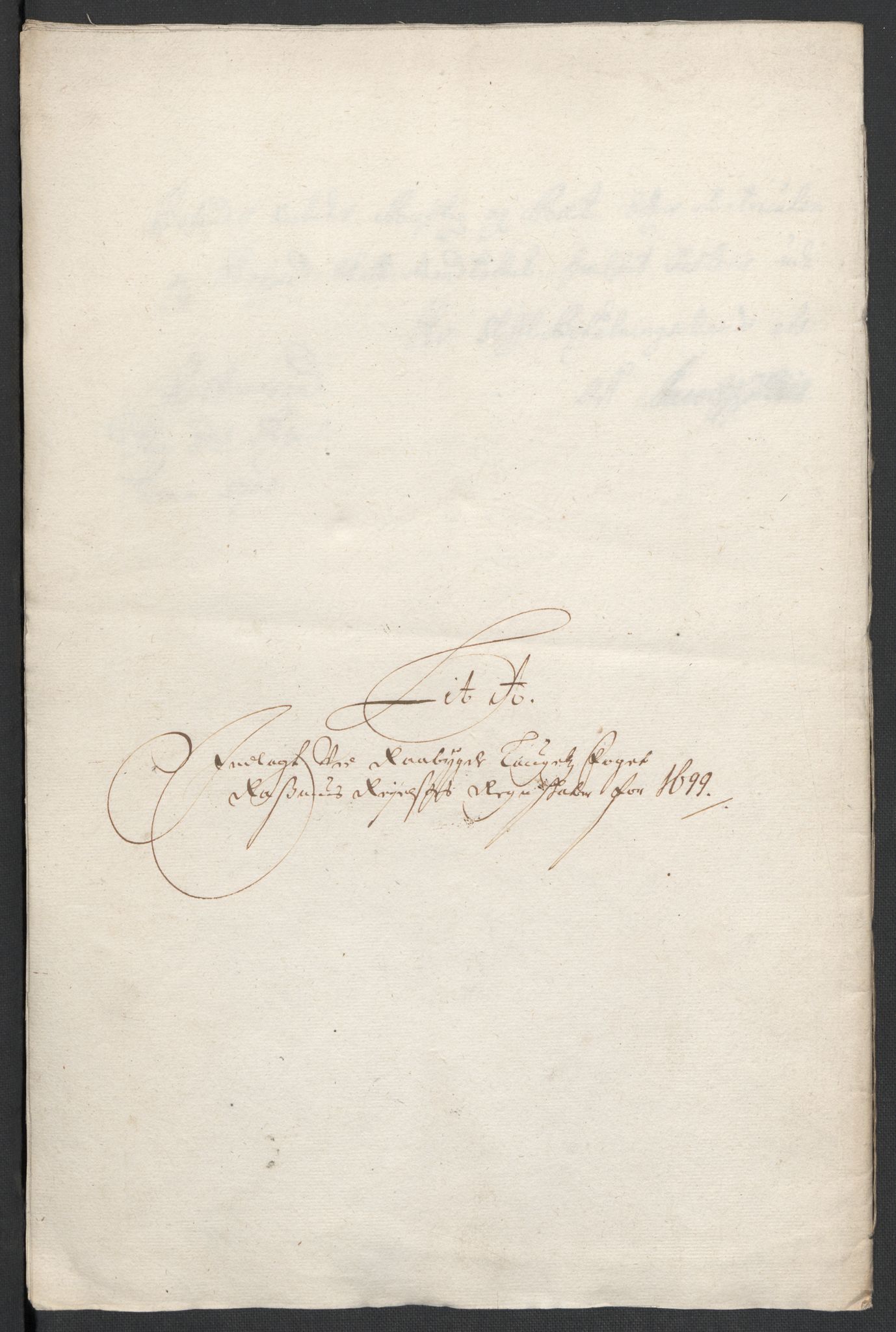 Rentekammeret inntil 1814, Reviderte regnskaper, Fogderegnskap, AV/RA-EA-4092/R40/L2445: Fogderegnskap Råbyggelag, 1697-1699, p. 233