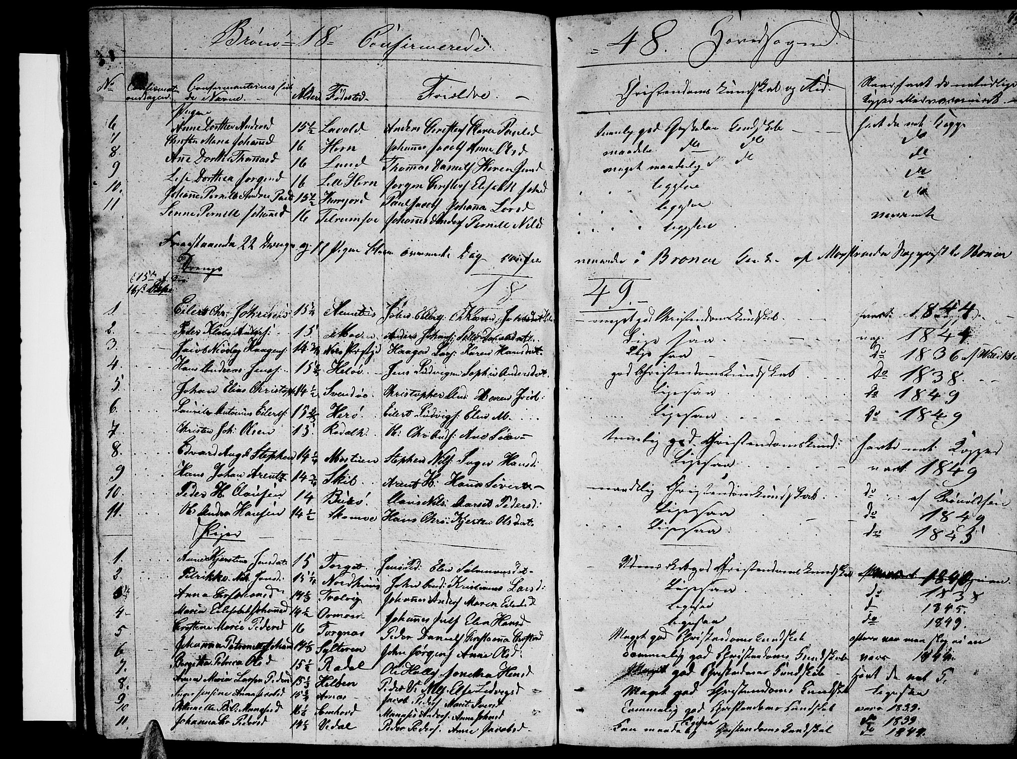 Ministerialprotokoller, klokkerbøker og fødselsregistre - Nordland, AV/SAT-A-1459/813/L0211: Parish register (copy) no. 813C03, 1842-1863, p. 79