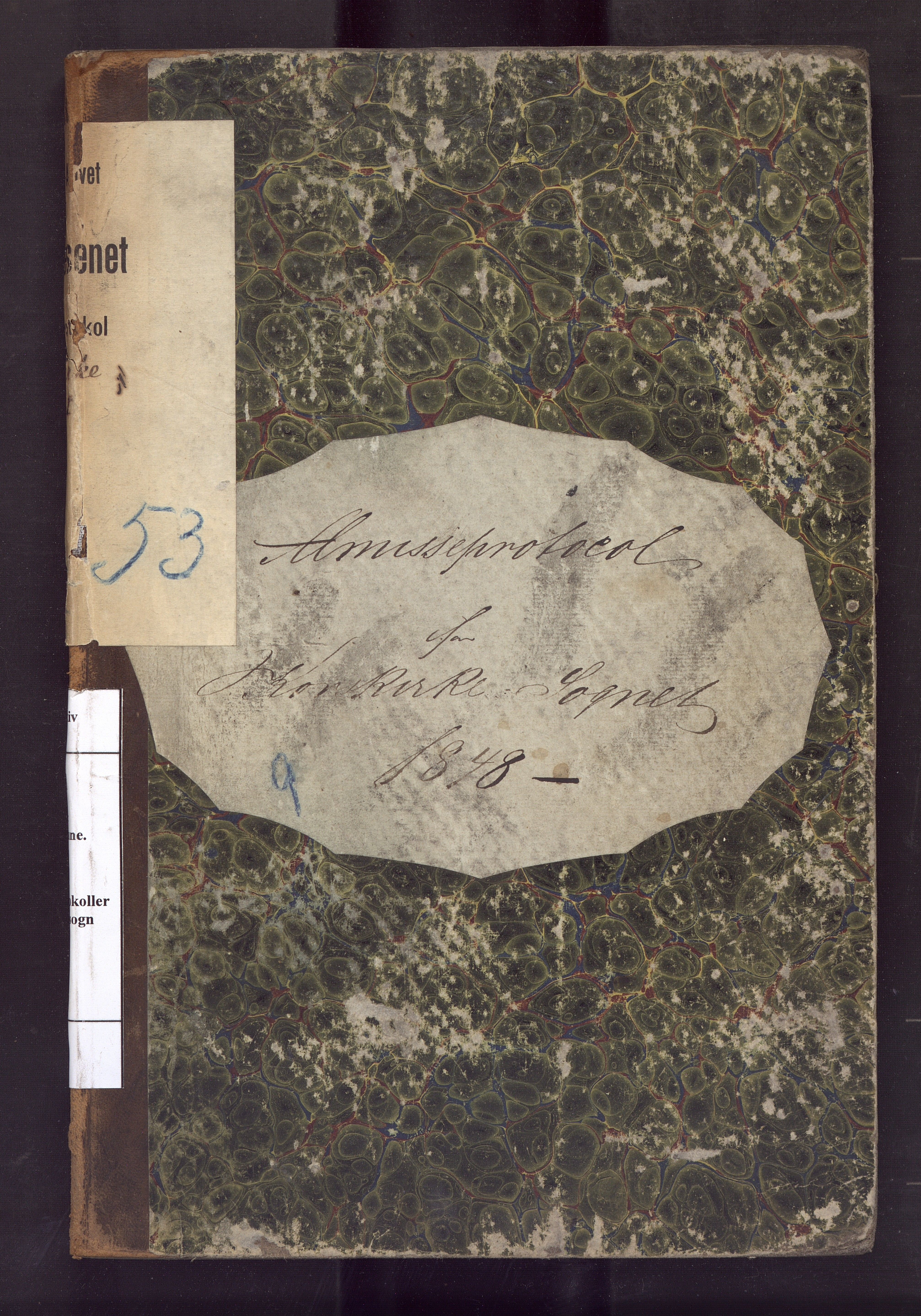 Bergen kommune. Sosialvesen, BBA/A-2588/F/Fd/Fdc, 1848