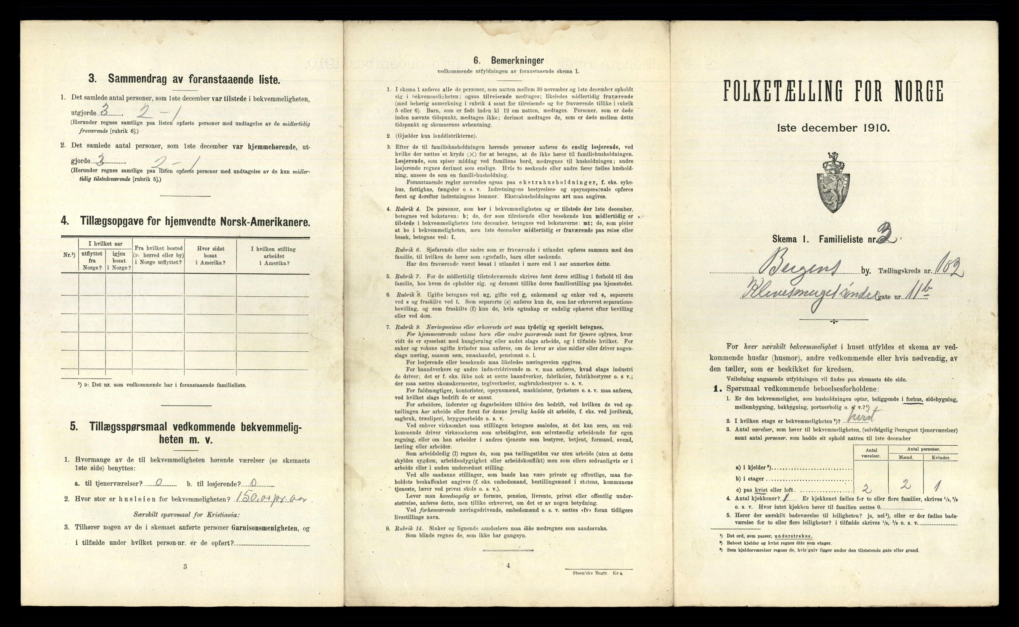 RA, 1910 census for Bergen, 1910, p. 35747