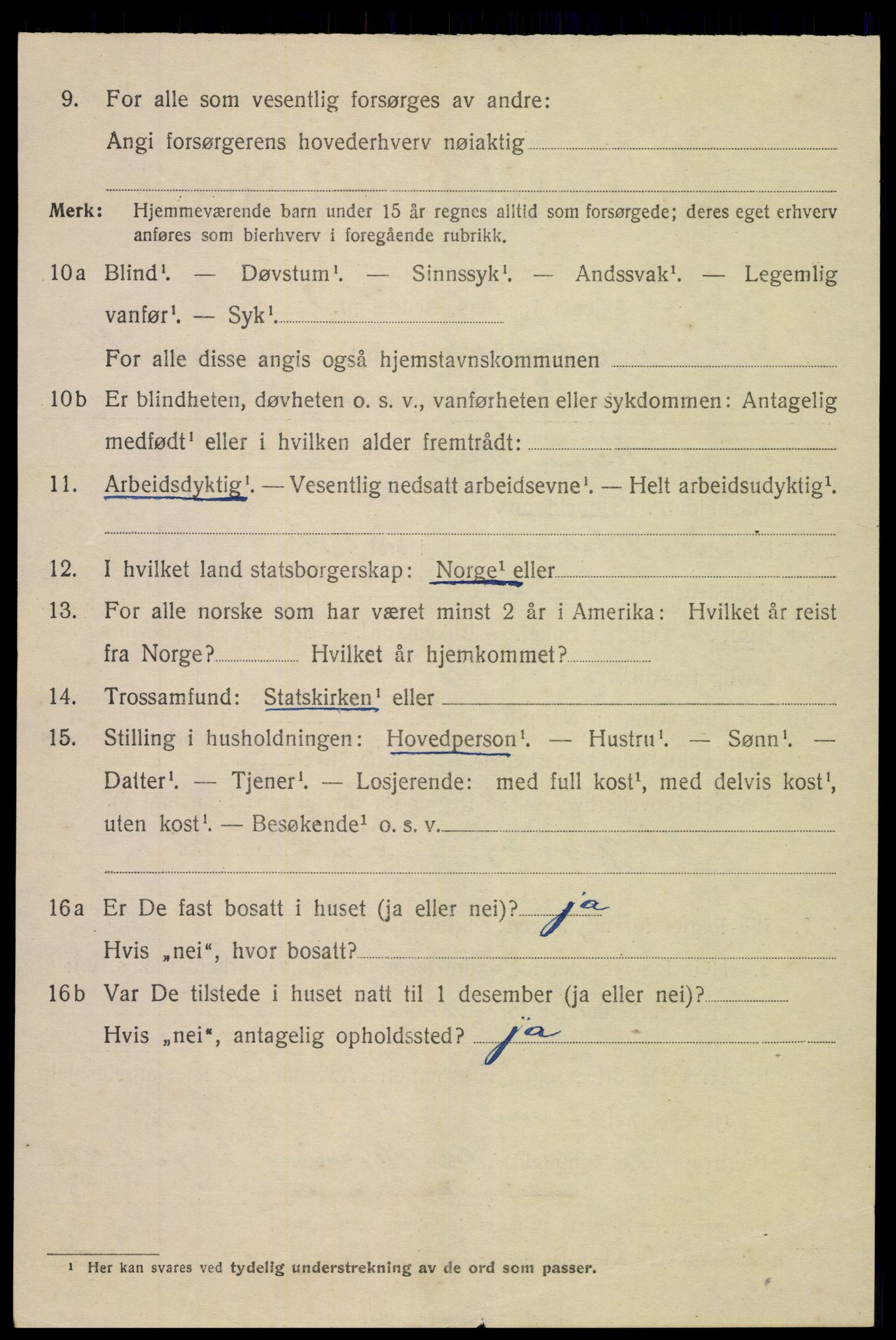 SAK, 1920 census for Arendal, 1920, p. 22333