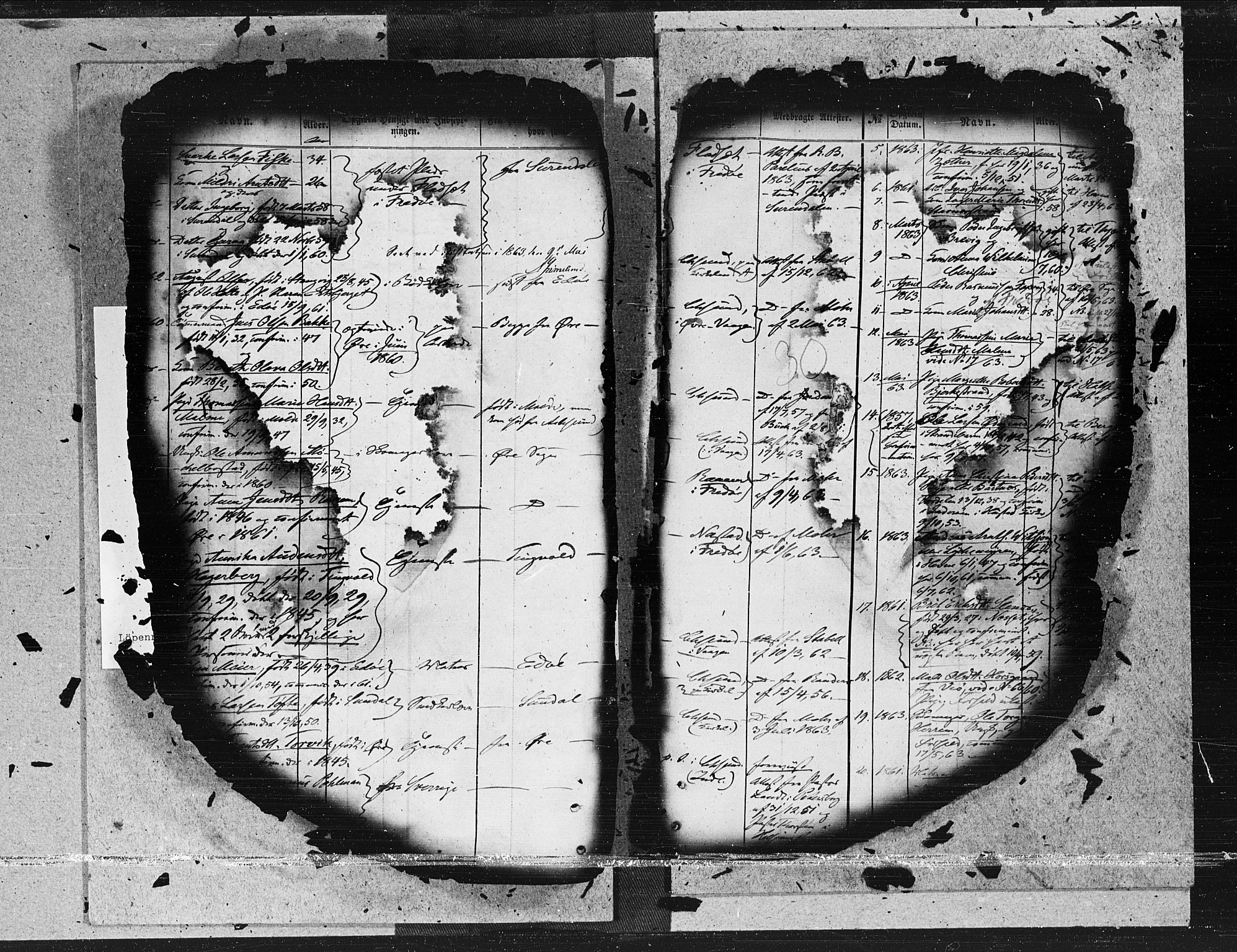 Kristiansund sokneprestkontor, AV/SAT-A-1068/1/I/I1: Parish register (official) no. 2b, 1855-1865, p. 30