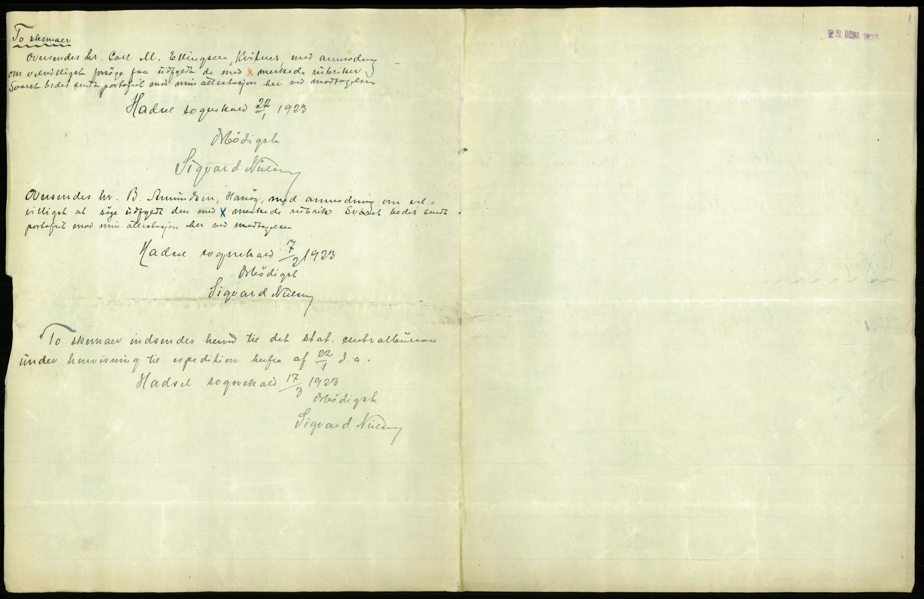 Statistisk sentralbyrå, Sosiodemografiske emner, Befolkning, AV/RA-S-2228/D/Df/Dfc/Dfca/L0049: Nordland fylke: Levendefødte menn og kvinner. Bygder., 1921, p. 399