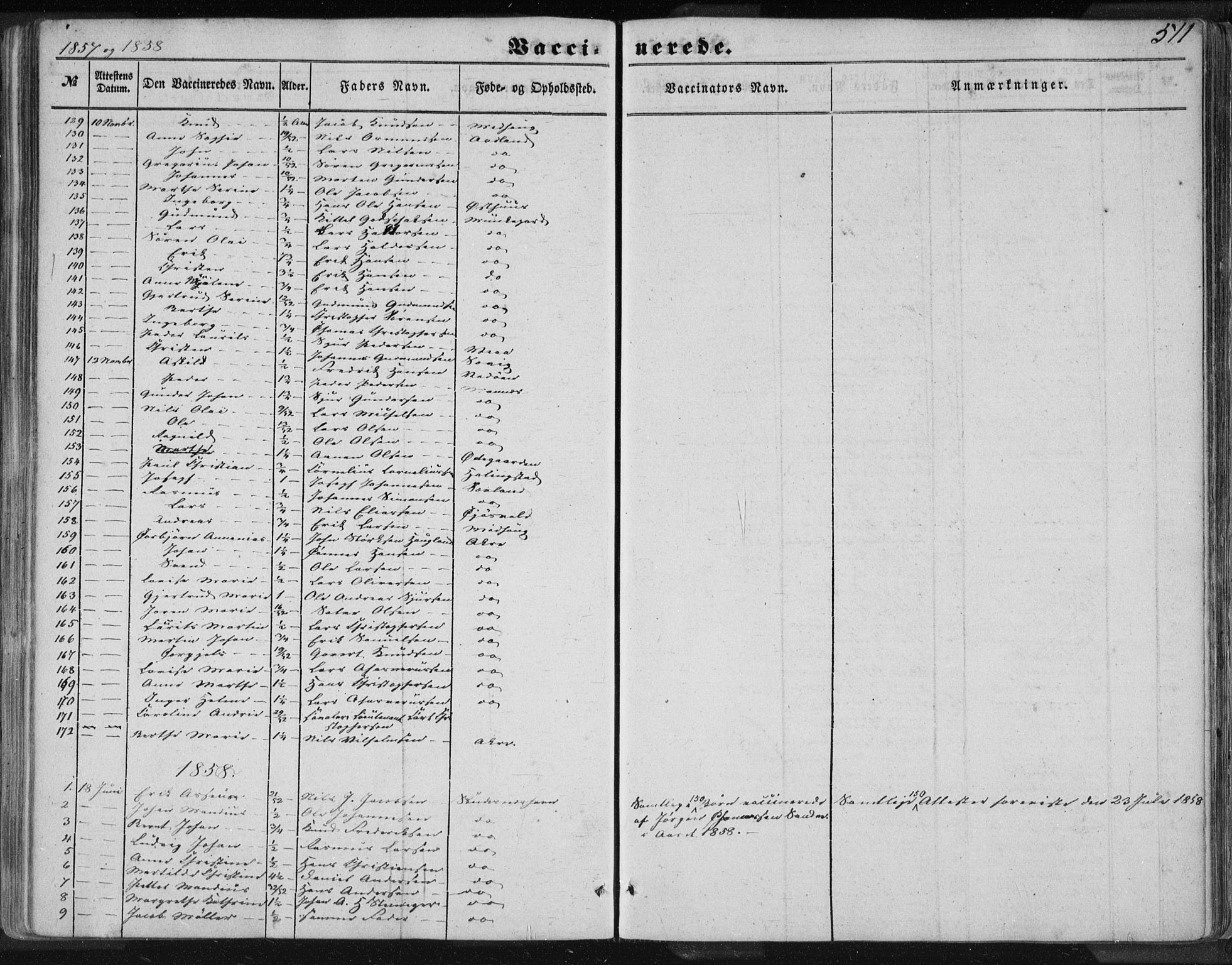 Skudenes sokneprestkontor, AV/SAST-A -101849/H/Ha/Haa/L0005: Parish register (official) no. A 3.2, 1847-1863, p. 511