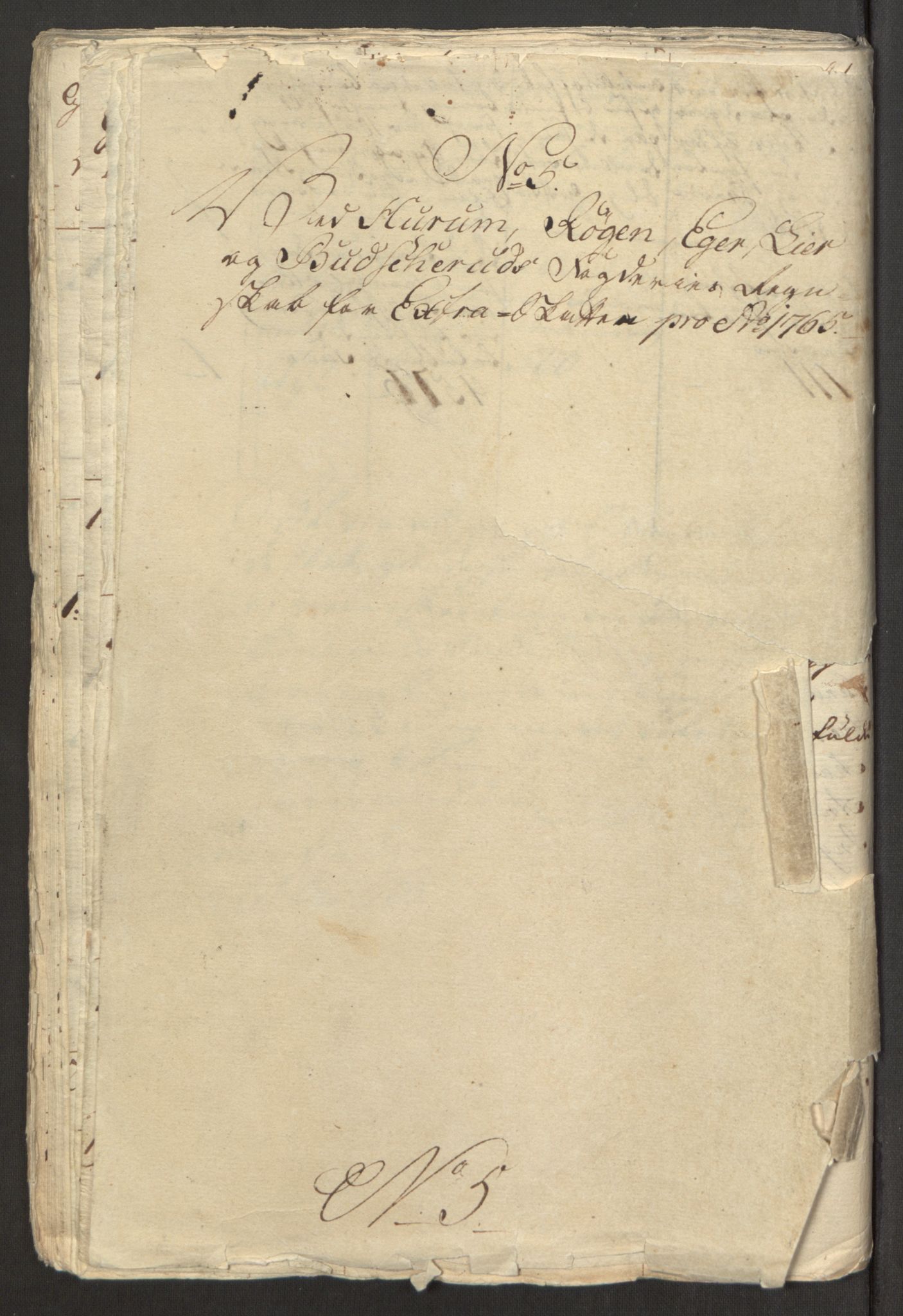Rentekammeret inntil 1814, Reviderte regnskaper, Fogderegnskap, RA/EA-4092/R31/L1834: Ekstraskatten Hurum, Røyken, Eiker, Lier og Buskerud, 1765, p. 306