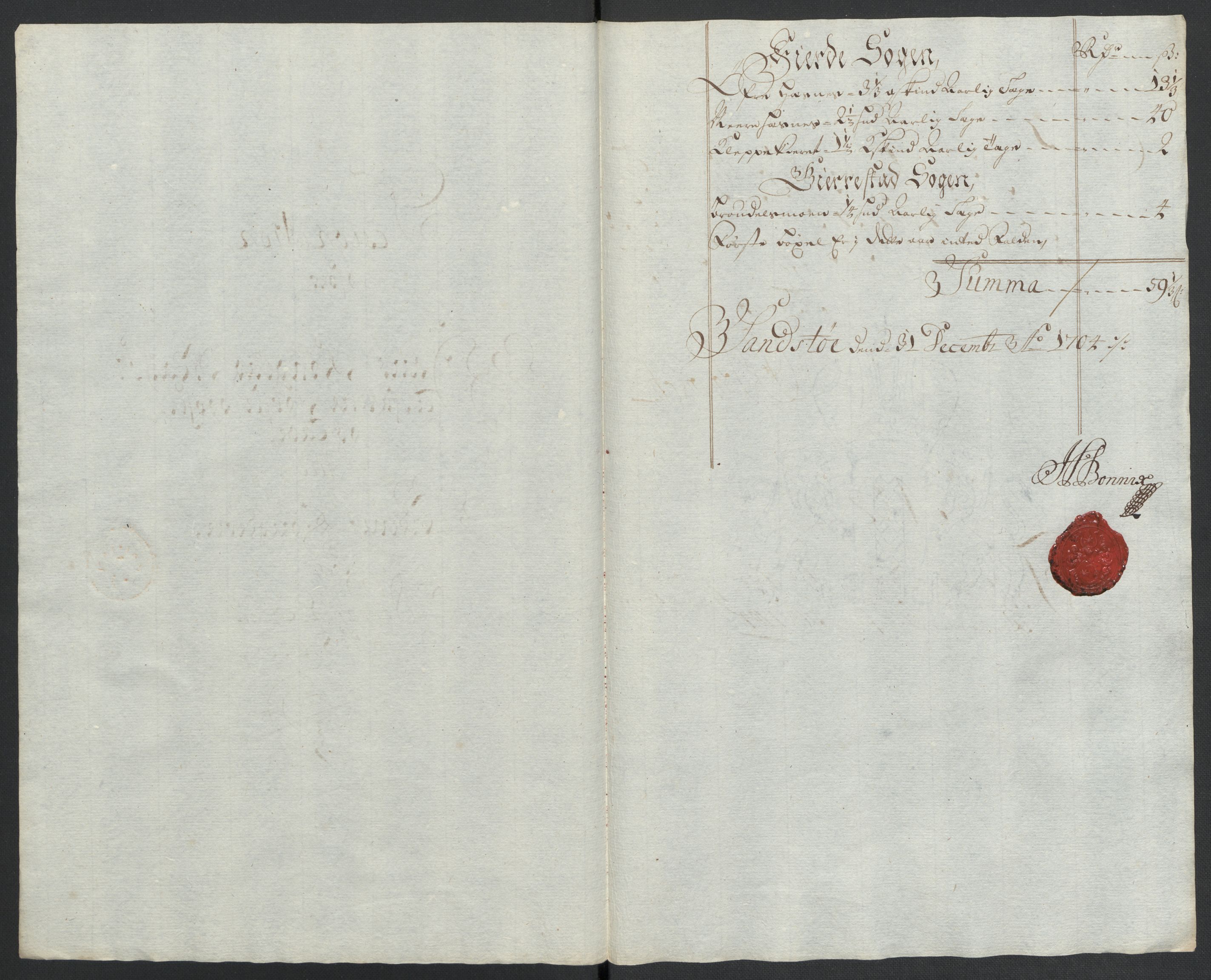 Rentekammeret inntil 1814, Reviderte regnskaper, Fogderegnskap, RA/EA-4092/R39/L2317: Fogderegnskap Nedenes, 1704-1705, p. 23