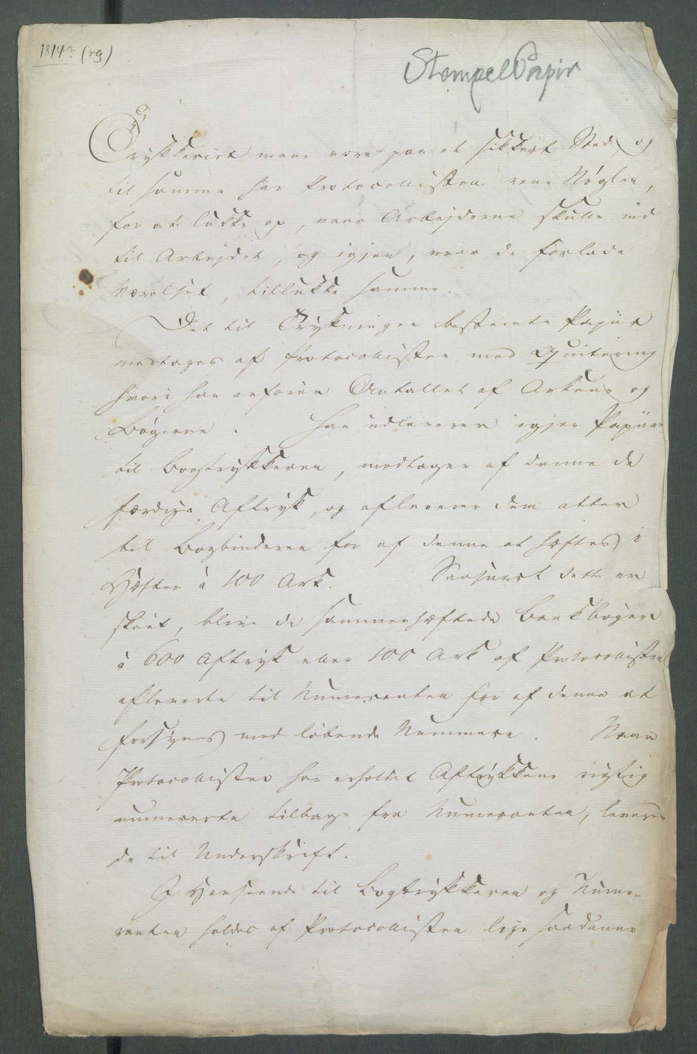 Forskjellige samlinger, Historisk-kronologisk samling, AV/RA-EA-4029/G/Ga/L0009B: Historisk-kronologisk samling. Dokumenter fra oktober 1814, årene 1815 og 1816, Christian Frederiks regnskapsbok 1814 - 1848., 1814-1848, p. 180