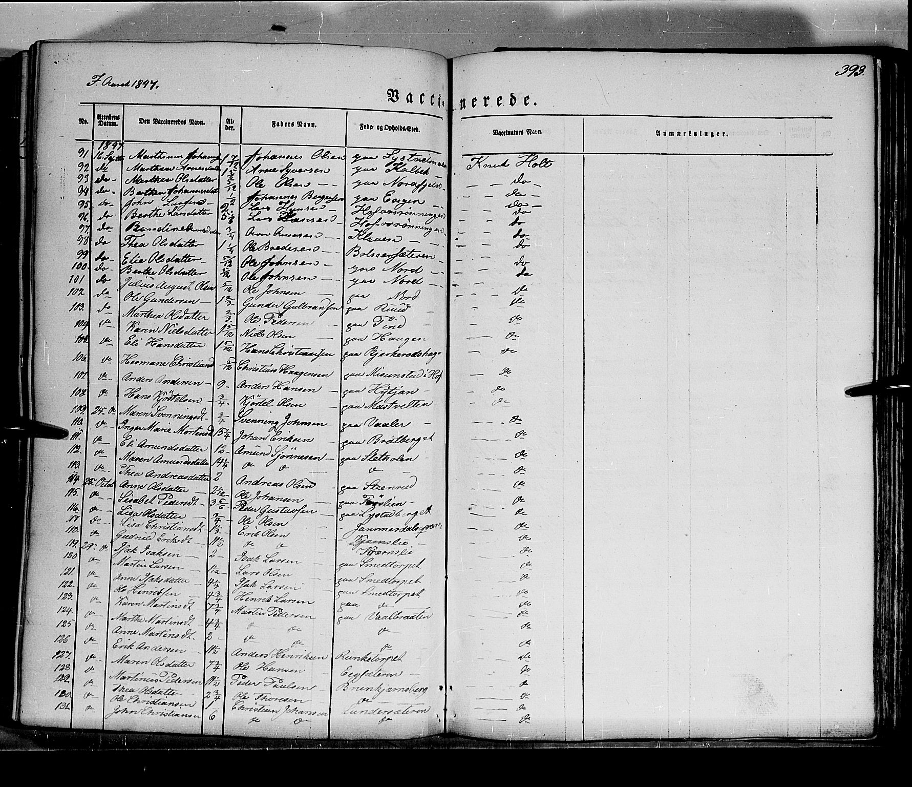 Grue prestekontor, AV/SAH-PREST-036/H/Ha/Haa/L0008: Parish register (official) no. 8, 1847-1858, p. 393