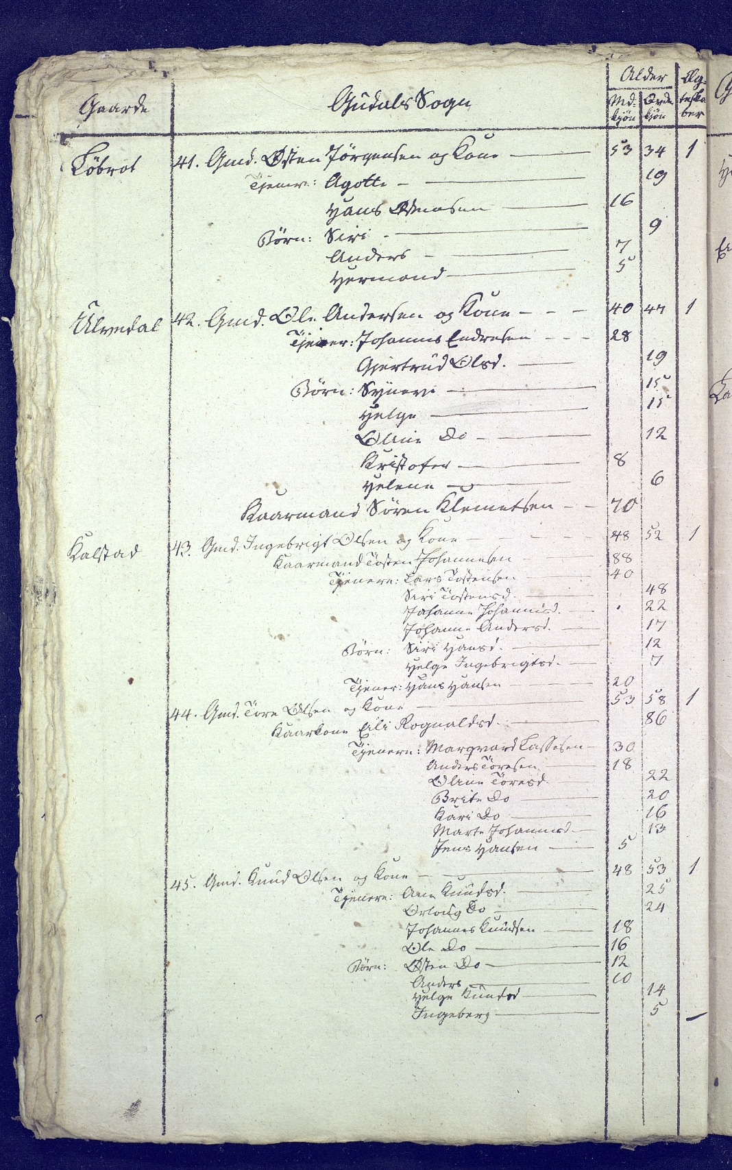 SAB, Census 1815 for 1429P Ytre Holmedal, 1815, p. 48