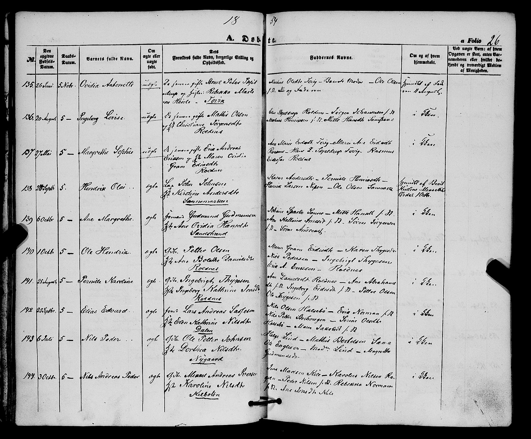 Trondenes sokneprestkontor, SATØ/S-1319/H/Ha/L0011kirke: Parish register (official) no. 11, 1853-1862, p. 26