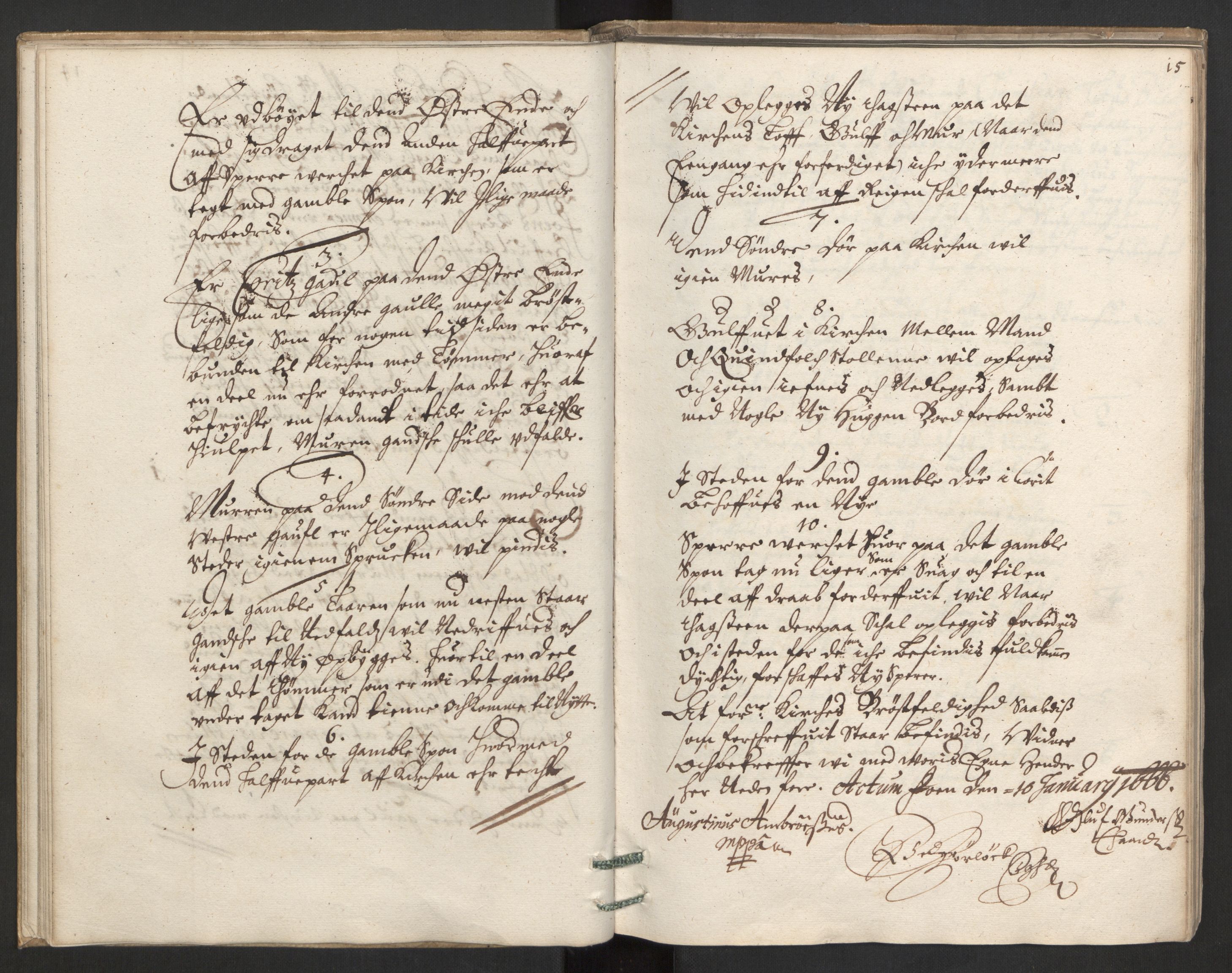 Rentekammeret inntil 1814, Reviderte regnskaper, Kirkeregnskap, AV/RA-EA-4067/Ra/L0027/0002: Kirkeregnskap / Besiktigelser over kirkene i Tønsberg len og Brunla len, 1666, p. 14b-15a