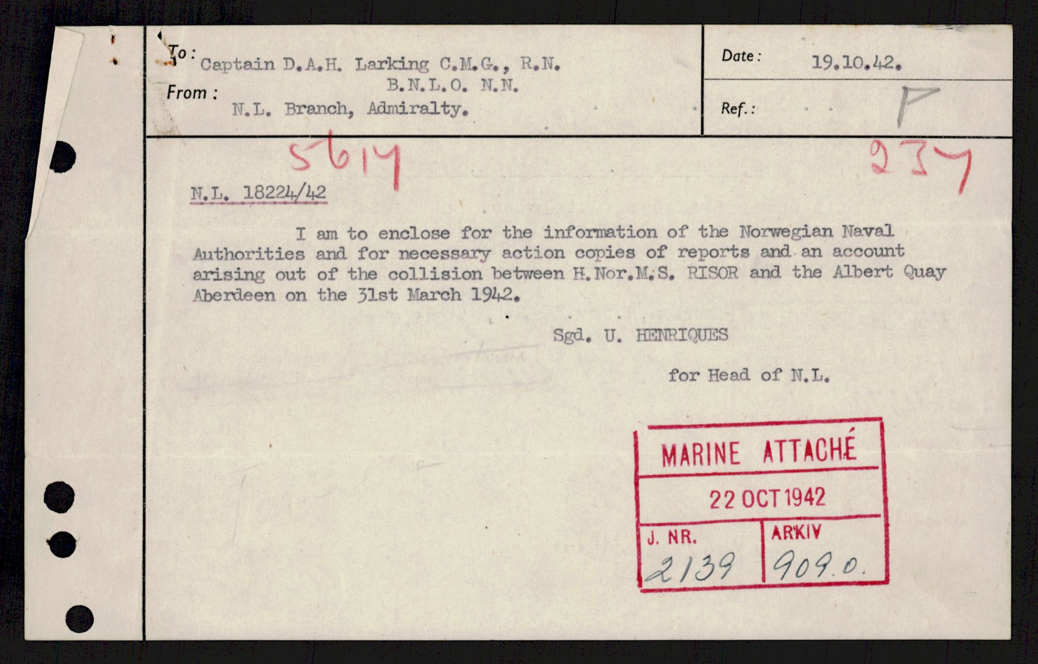 Forsvaret, Sjøforsvarets overkommando, RA/RAFA-2035/D/Dc/L0305: --, 1940-1946, p. 210