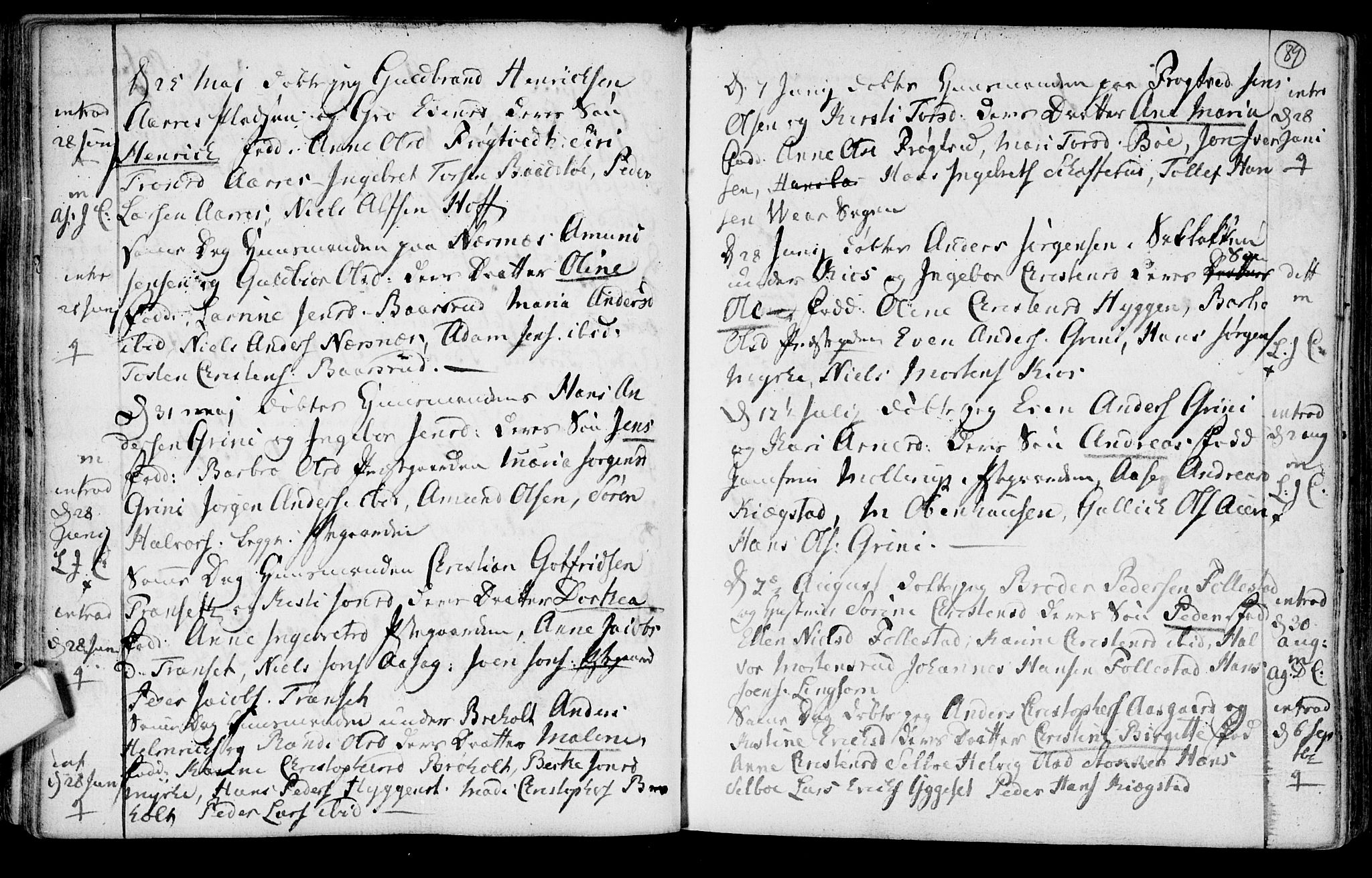 Røyken kirkebøker, SAKO/A-241/F/Fa/L0003: Parish register (official) no. 3, 1782-1813, p. 89