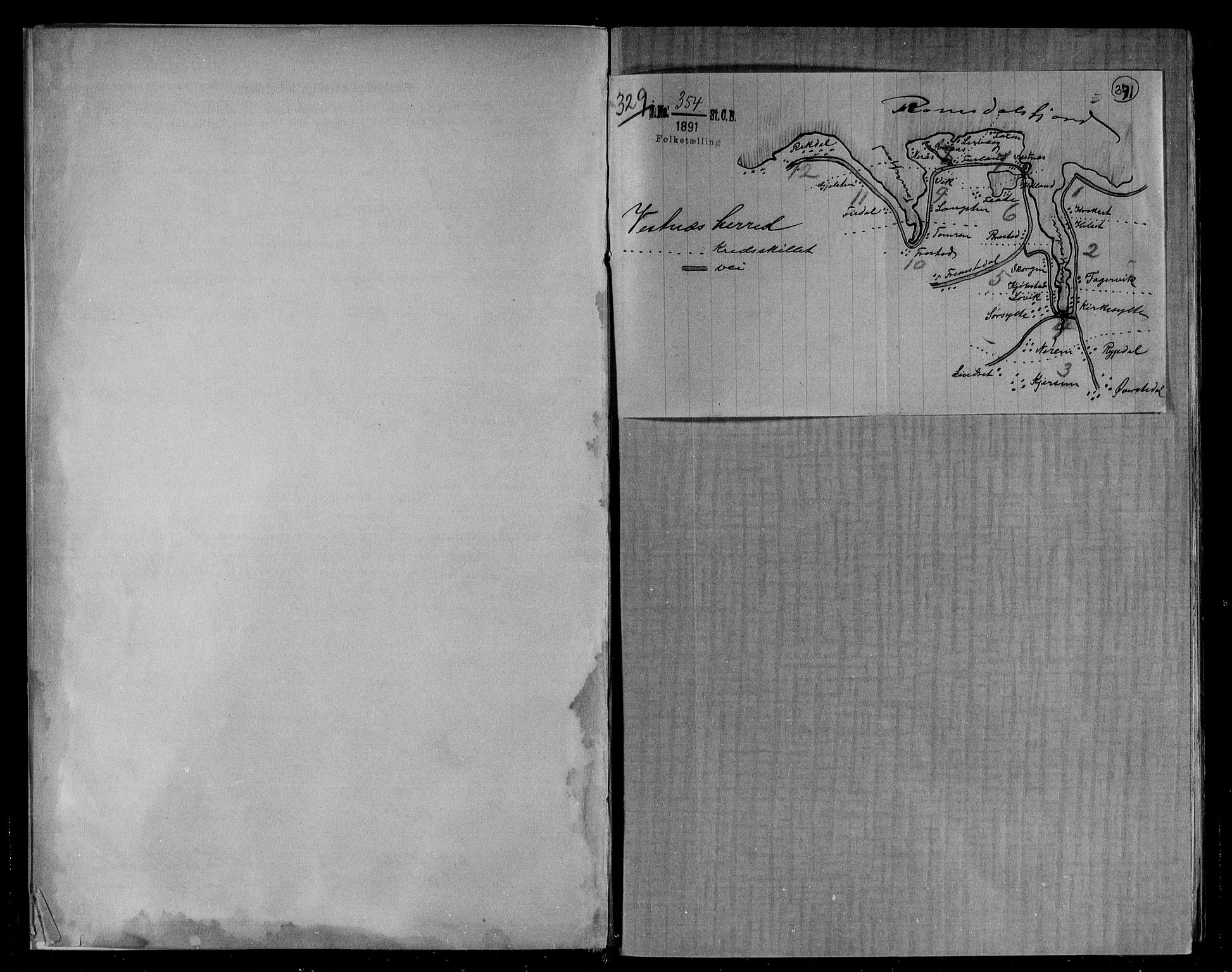 RA, 1891 census for 1535 Vestnes, 1891, p. 4