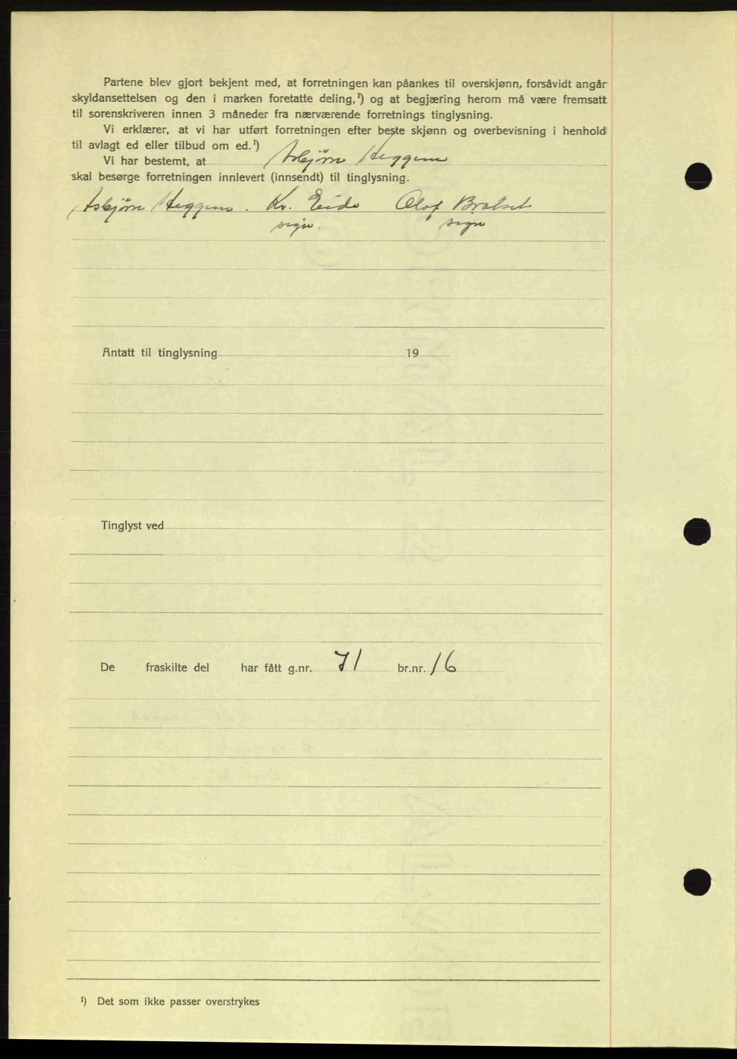 Romsdal sorenskriveri, AV/SAT-A-4149/1/2/2C: Mortgage book no. A3, 1937-1937, Diary no: : 1013/1937