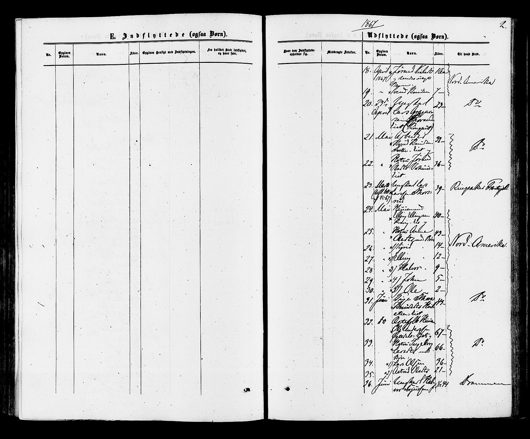 Nore kirkebøker, SAKO/A-238/F/Fa/L0004: Parish register (official) no. I 4, 1867-1877, p. 2