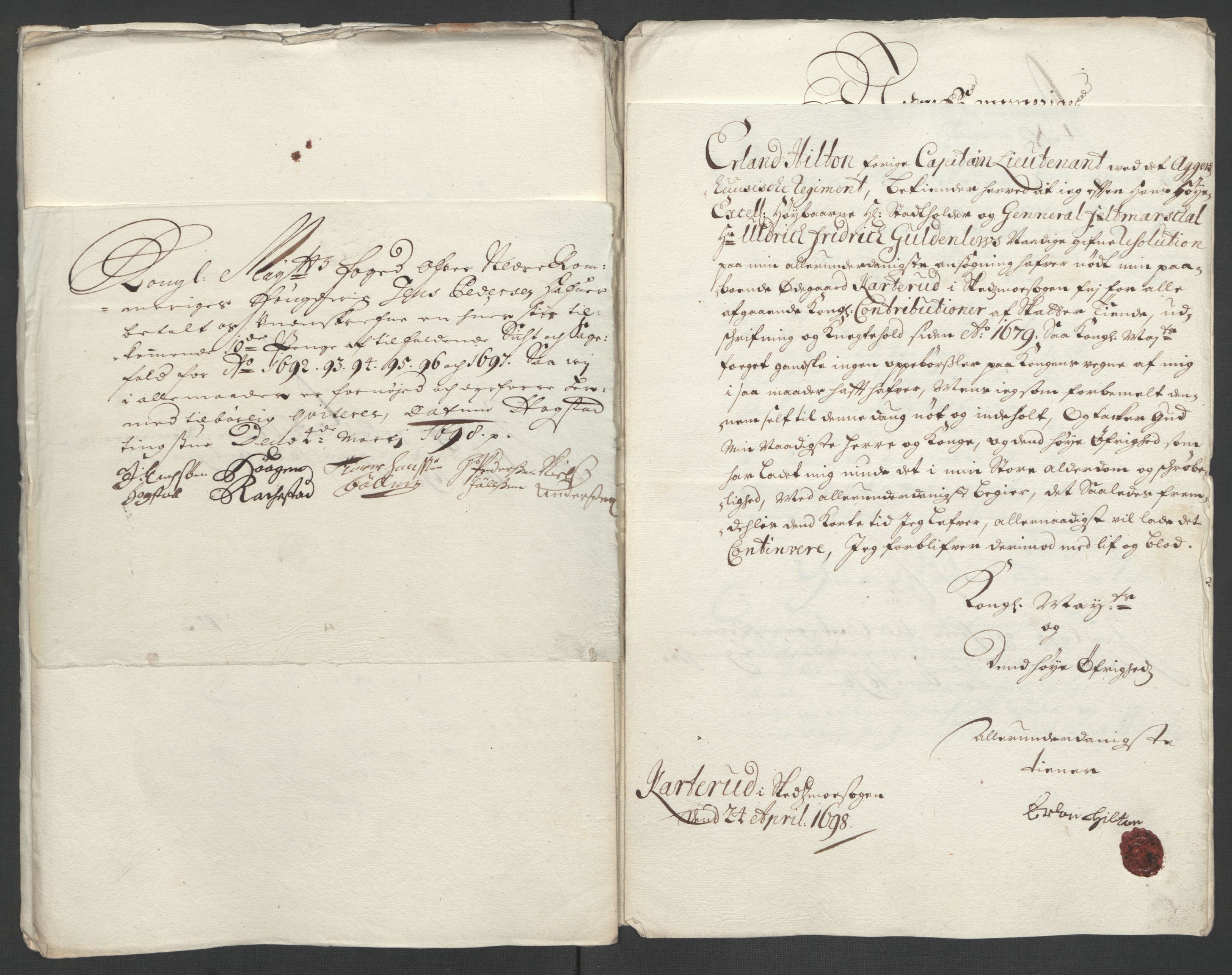 Rentekammeret inntil 1814, Reviderte regnskaper, Fogderegnskap, AV/RA-EA-4092/R11/L0580: Fogderegnskap Nedre Romerike, 1696-1697, p. 212