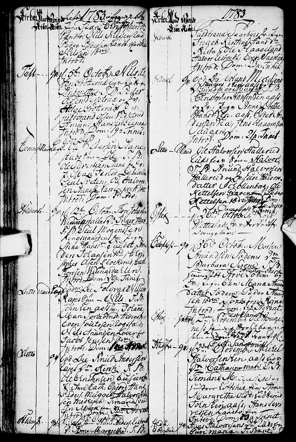 Sandsvær kirkebøker, AV/SAKO-A-244/G/Ga/L0001: Parish register (copy) no. I 1, 1775-1786