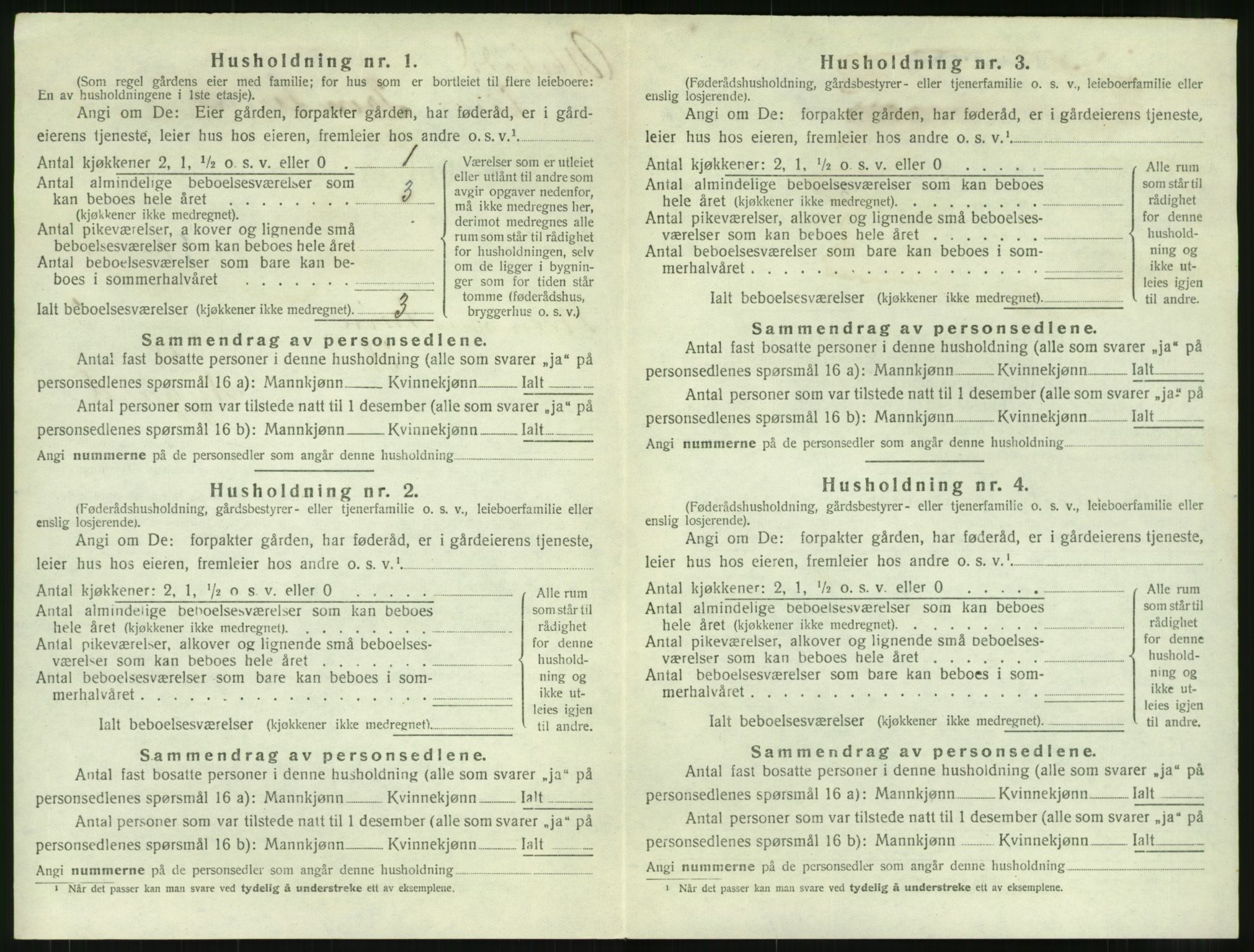 SAT, 1920 census for Bremsnes, 1920, p. 510