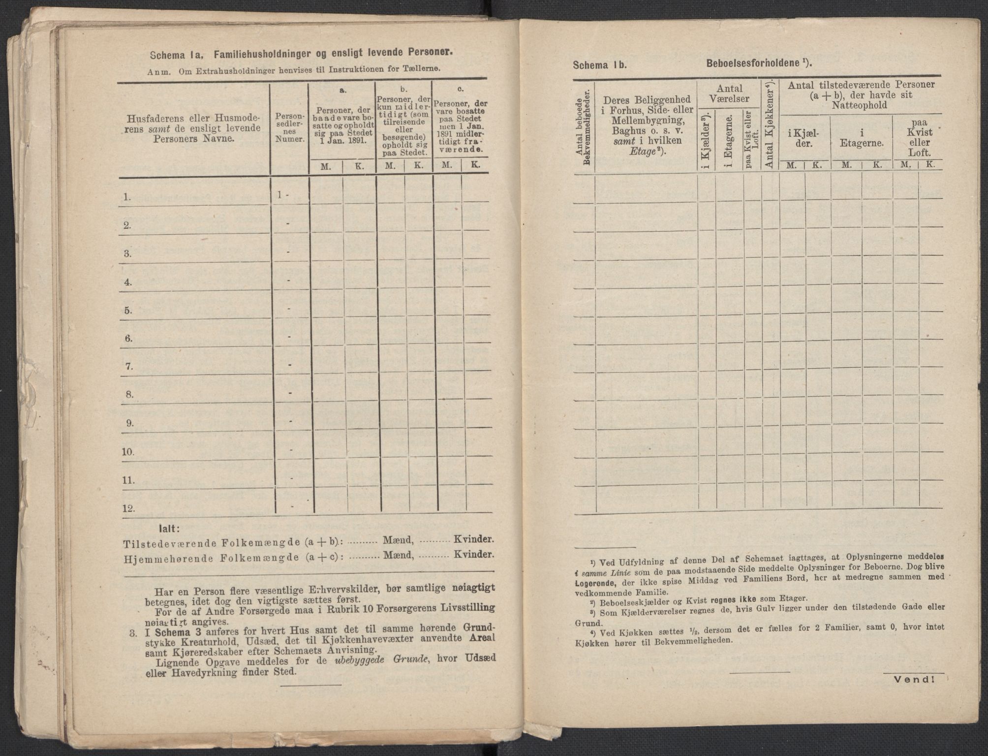 RA, 1891 Census for 1301 Bergen, 1891, p. 7422