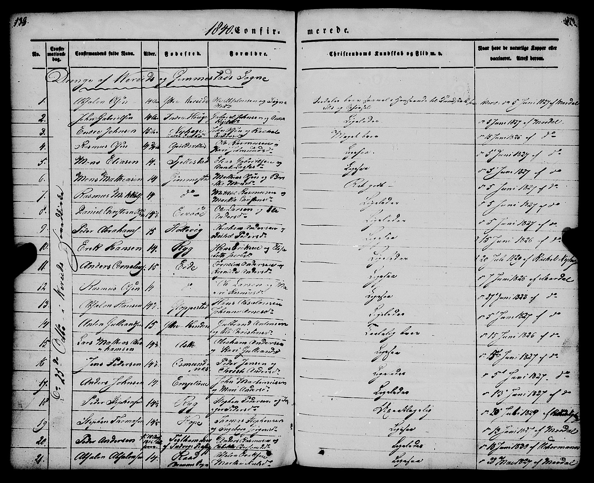 Gloppen sokneprestembete, AV/SAB-A-80101/H/Haa/Haaa/L0008: Parish register (official) no. A 8, 1837-1855, p. 138