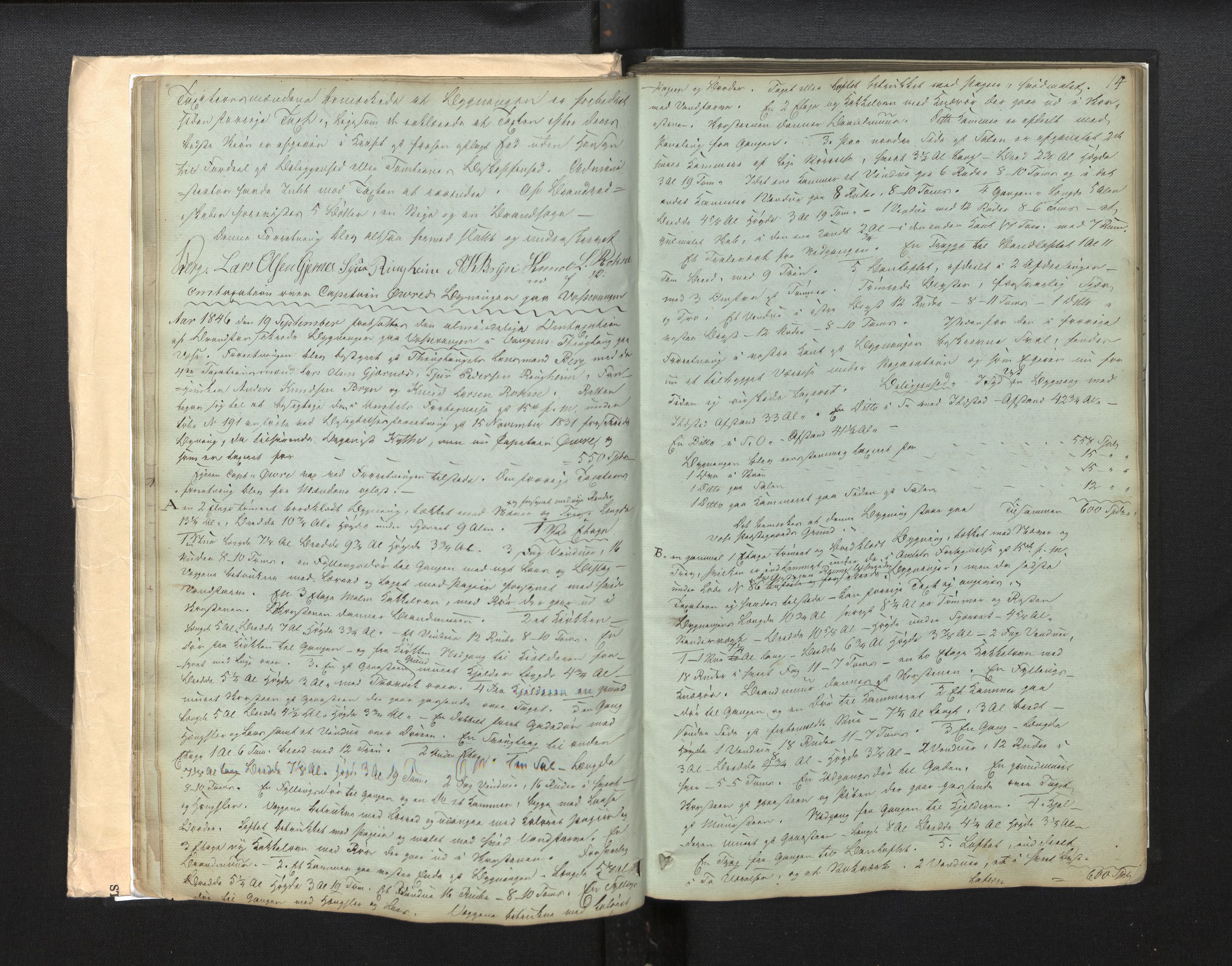 Lensmannen i Voss, AV/SAB-A-35801/0012/L0001: Branntakstprotokoll, 1846-1890, p. 13b-14a