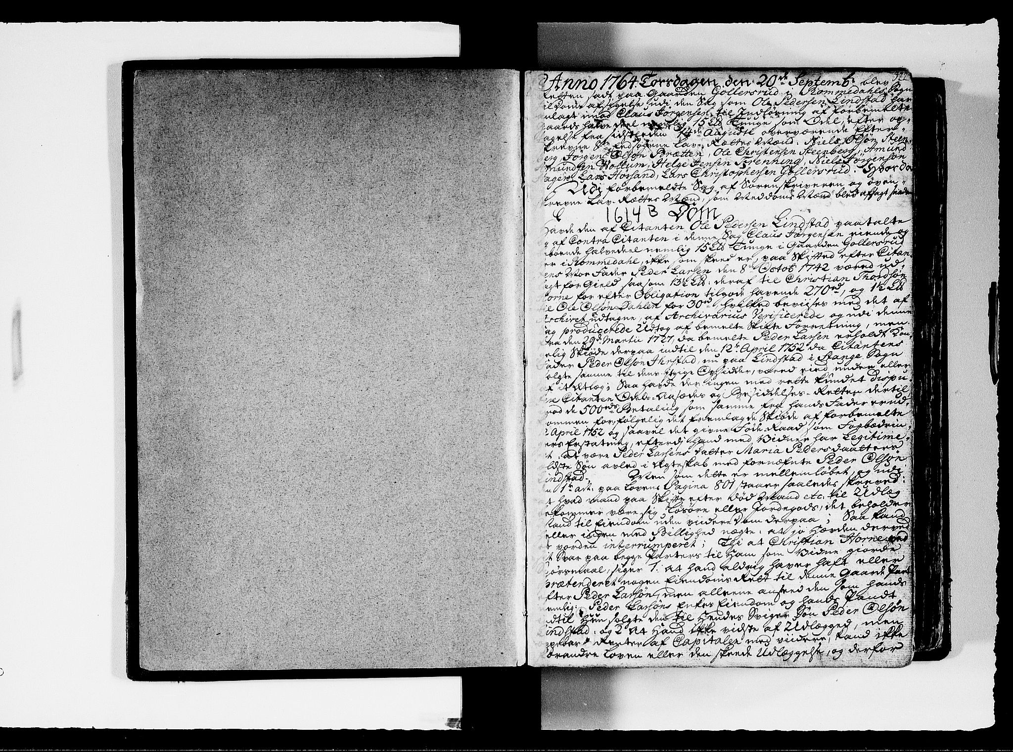 Hedemarken sorenskriveri, SAH/TING-034/G/Gb/L0050B: Tingbok, 1764-1768, p. 321b-322a
