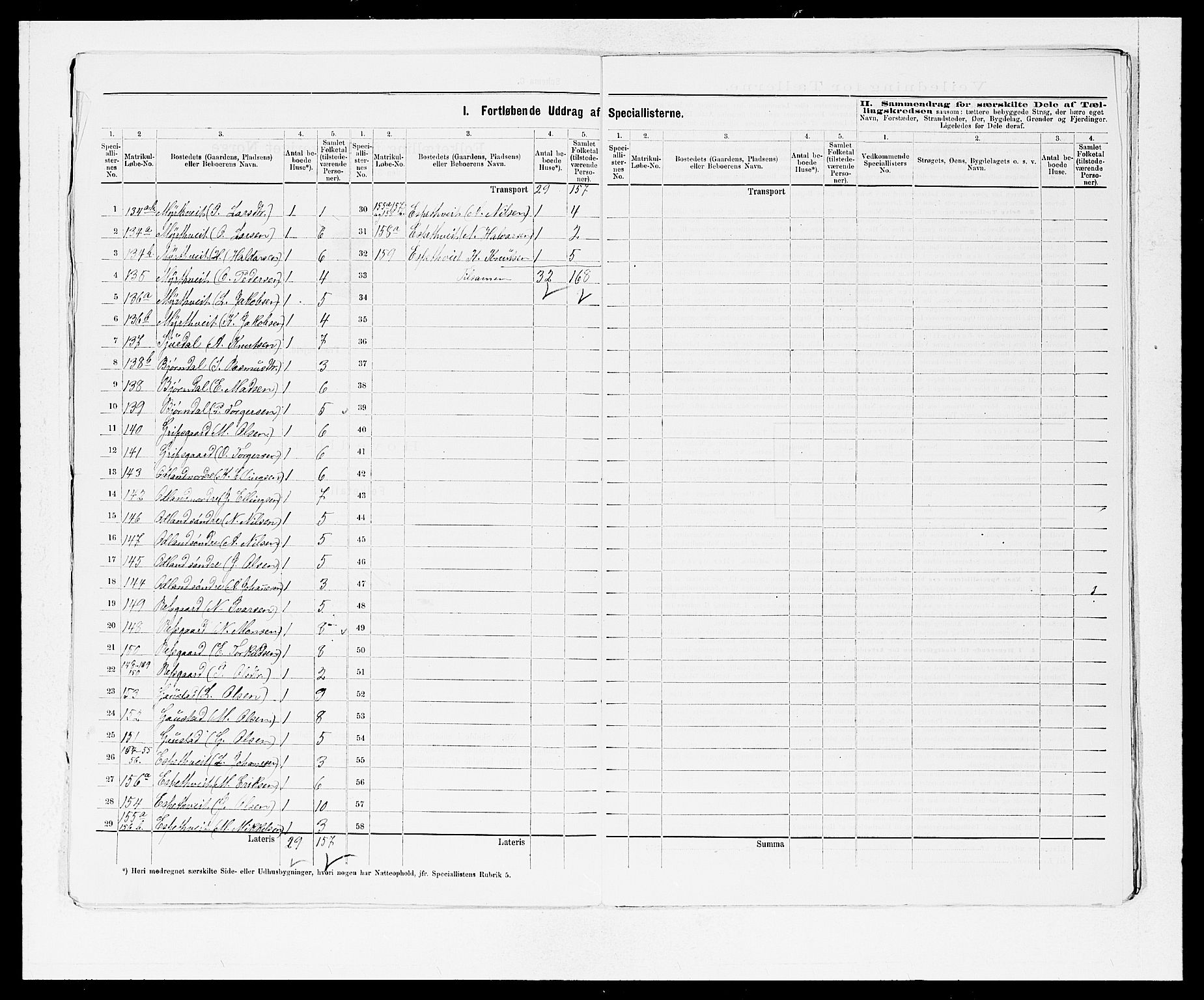 SAB, 1875 census for 1254P Hamre, 1875, p. 9