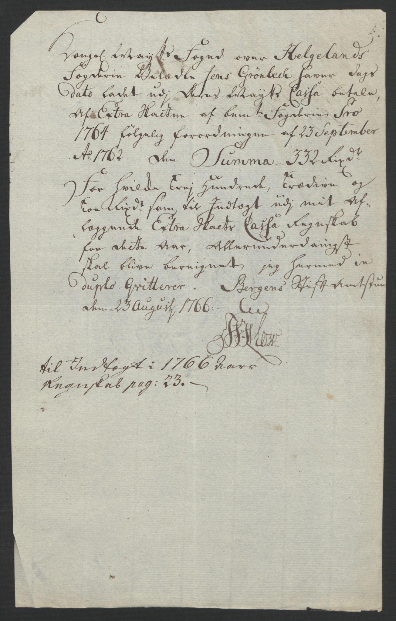 Rentekammeret inntil 1814, Reviderte regnskaper, Fogderegnskap, AV/RA-EA-4092/R65/L4573: Ekstraskatten Helgeland, 1762-1772, p. 88