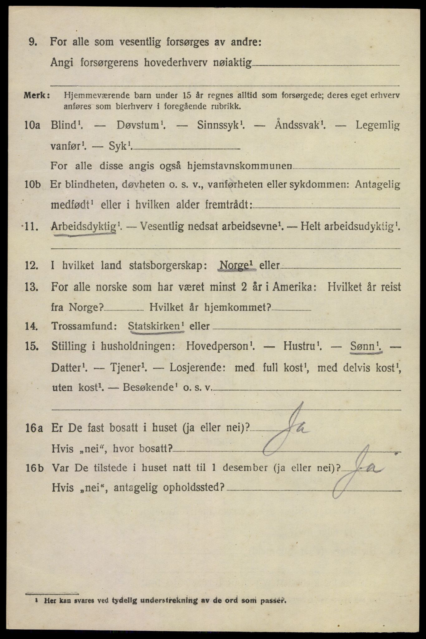 SAKO, 1920 census for Brunlanes, 1920, p. 6148