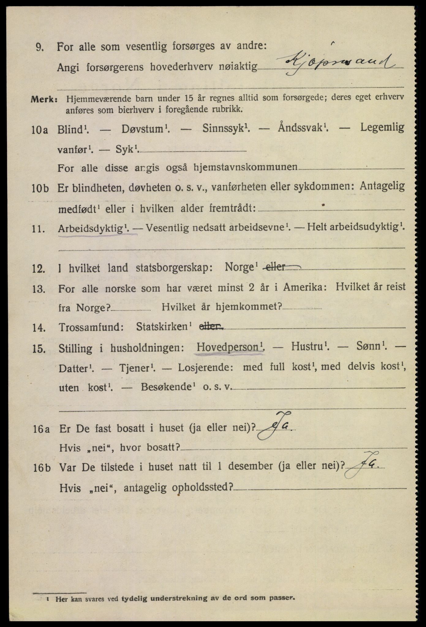 SAKO, 1920 census for Sandefjord, 1920, p. 11871