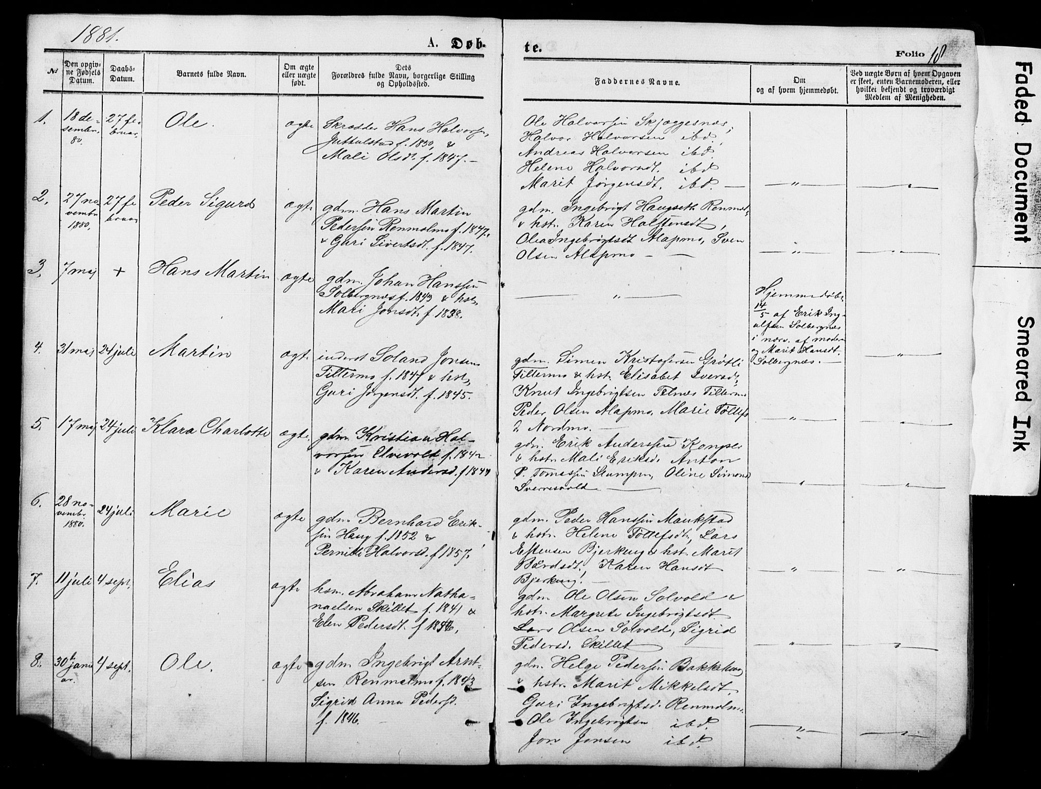 Målselv sokneprestembete, SATØ/S-1311/G/Ga/Gab/L0011klokker: Parish register (copy) no. 11, 1871-1900, p. 18