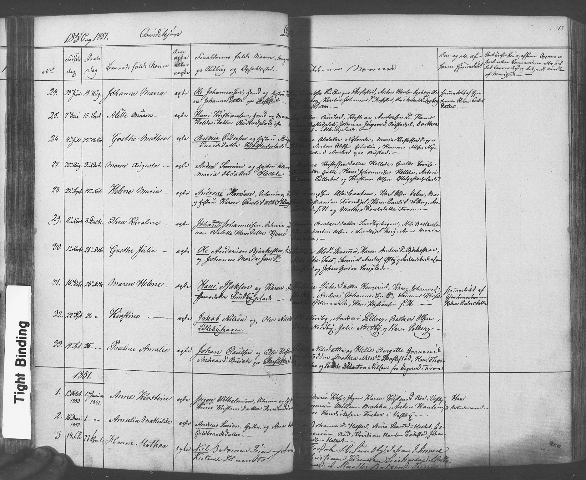 Ås prestekontor Kirkebøker, SAO/A-10894/F/Fa/L0006: Parish register (official) no. I 6, 1841-1853, p. 162-163