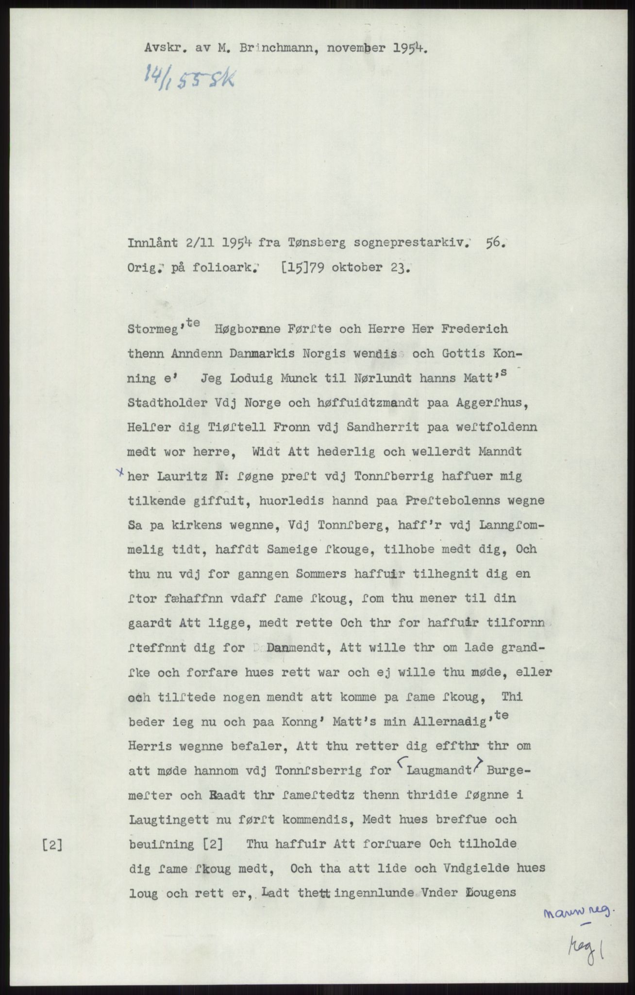 Samlinger til kildeutgivelse, Diplomavskriftsamlingen, RA/EA-4053/H/Ha, p. 1095