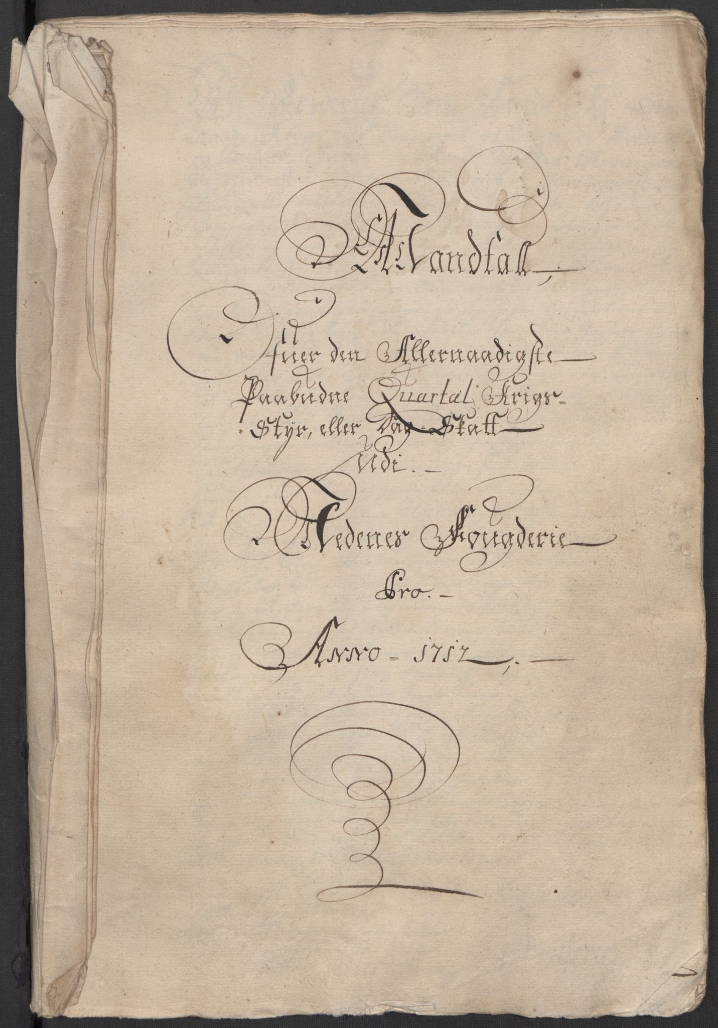 Rentekammeret inntil 1814, Reviderte regnskaper, Fogderegnskap, AV/RA-EA-4092/R39/L2320: Fogderegnskap Nedenes, 1712, p. 224